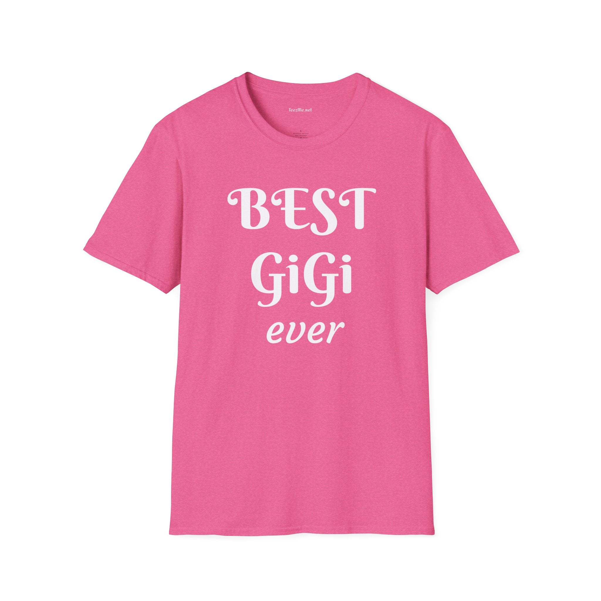 Best GiGi ever - Unisex Softstyle T-Shirt 100% Cotton Graphic