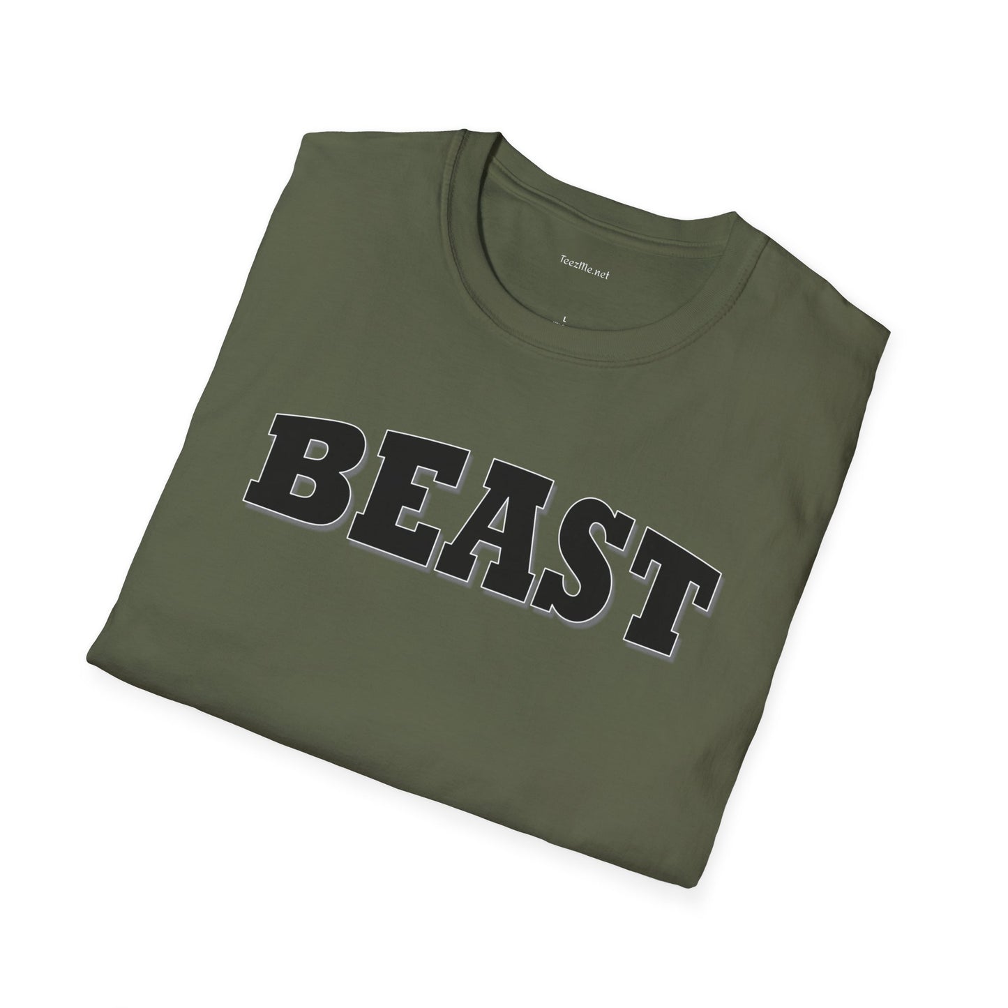 BEAST - Unisex Softstyle T-Shirt 100% Cotton Graphic