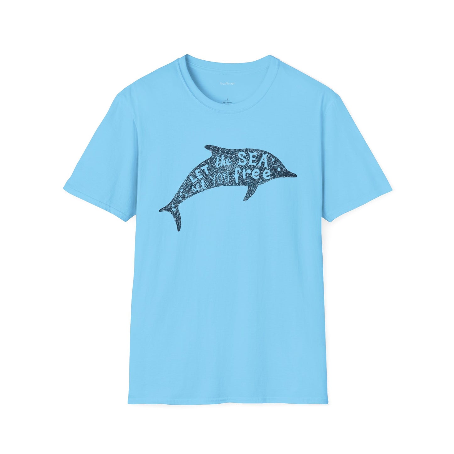 Let the sea - Unisex Softstyle T-Shirt 100% Cotton Graphic