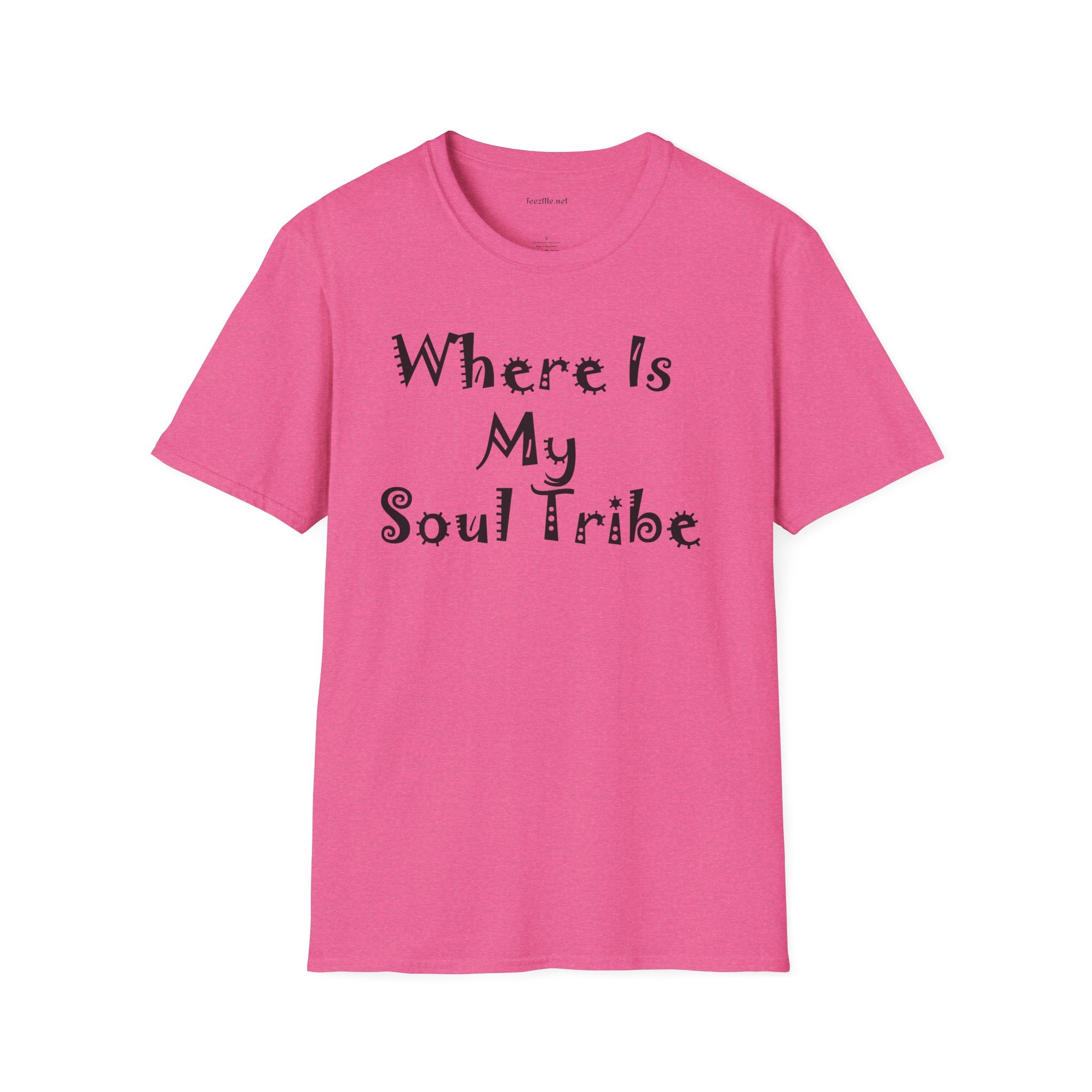 Where Is My Soul Tribe 03 Unisex Soft Style T-Shirt 100% Cotton Graphic