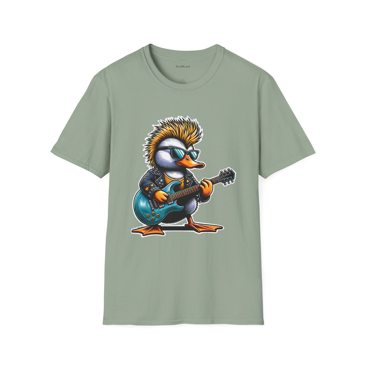 Rockn' Duck Unisex Softstyle T-Shirt 100% Cotton Graphic
