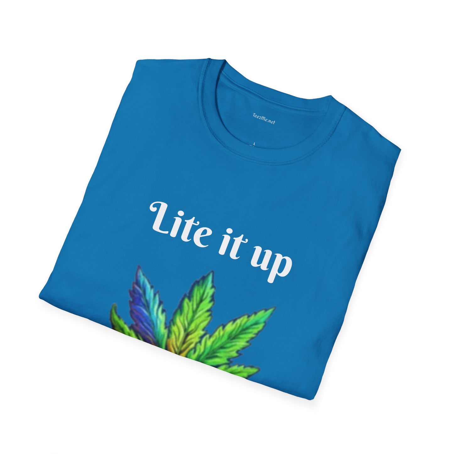 Lite it up - Unisex Softstyle T-Shirt 100% Cotton Graphic