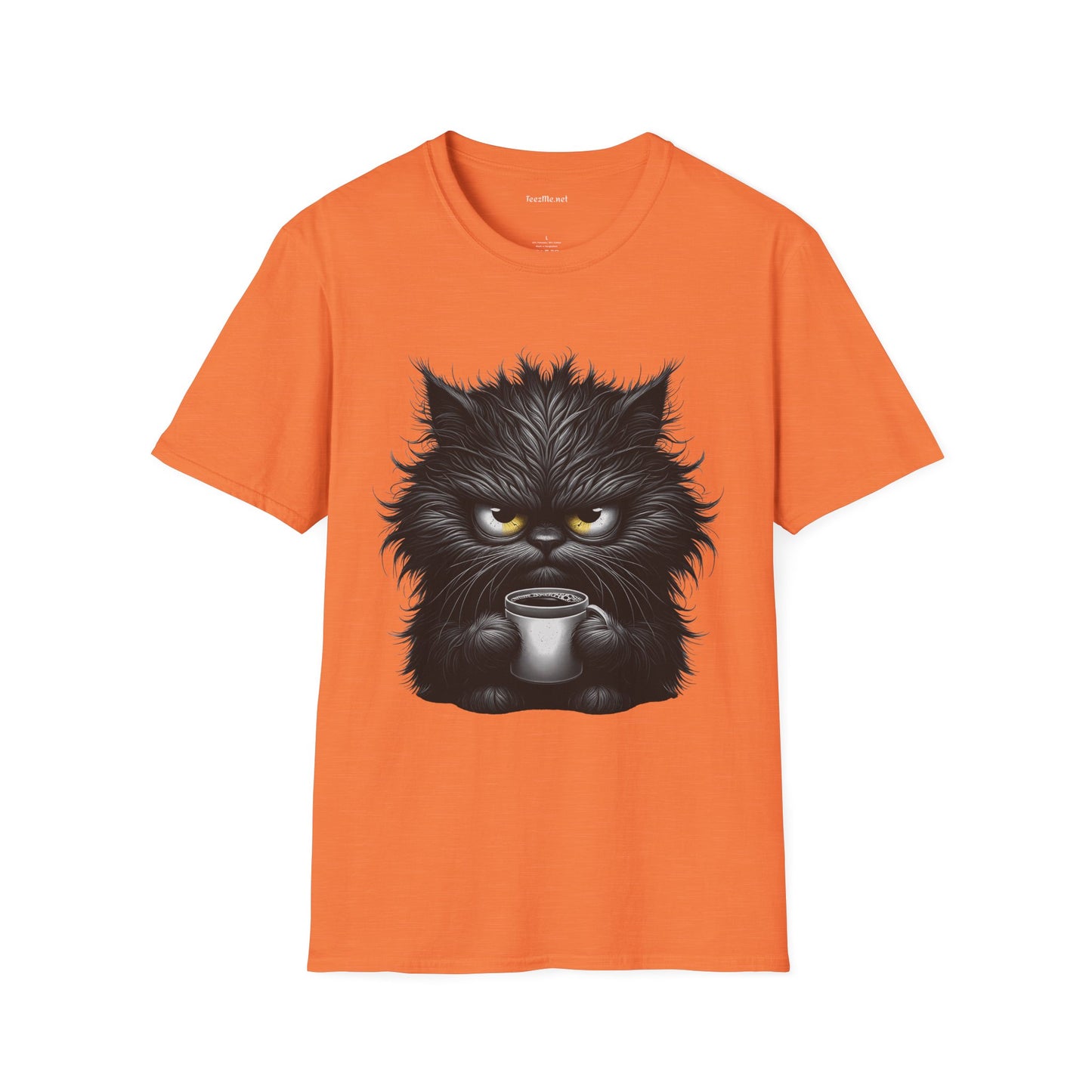 Adorable Grumpy Cat 01 Unisex SoftStyle T-Shirt 100% Cotton Graphic