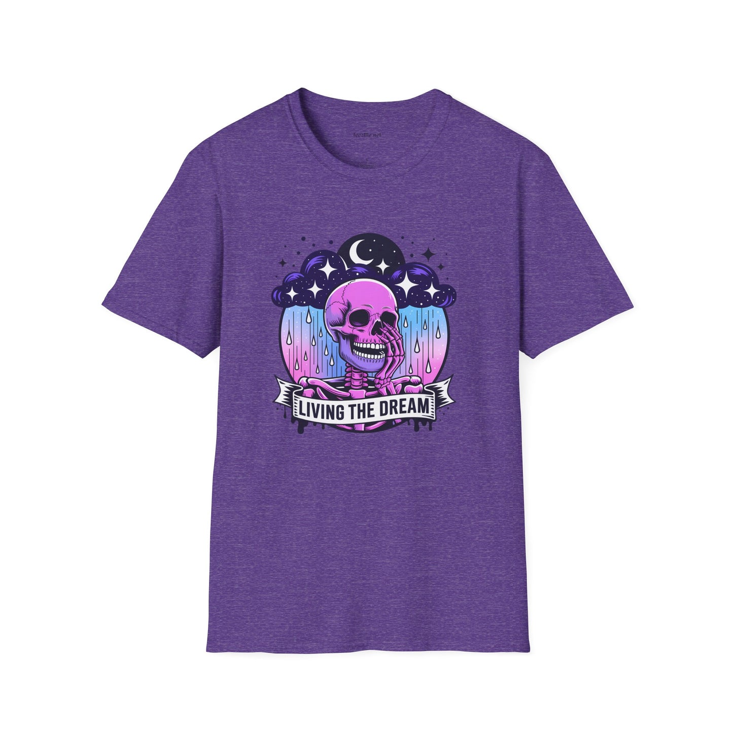 Living the Dream Unisex Softstyle T-Shirt 100% Cotton Graphic