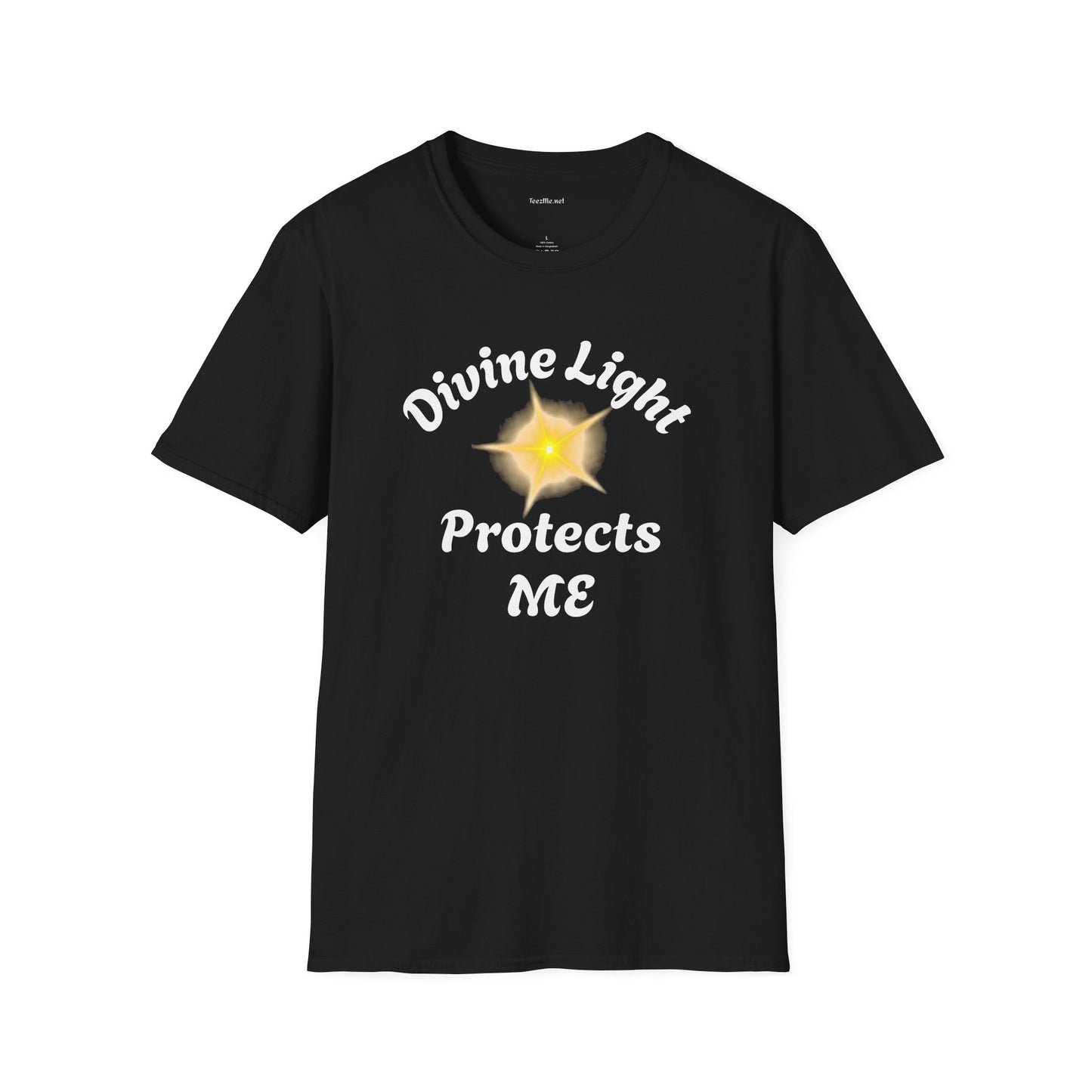 Divine Light Protects ME - Unisex Softstyle T-Shirt 100% Cotton Graphic