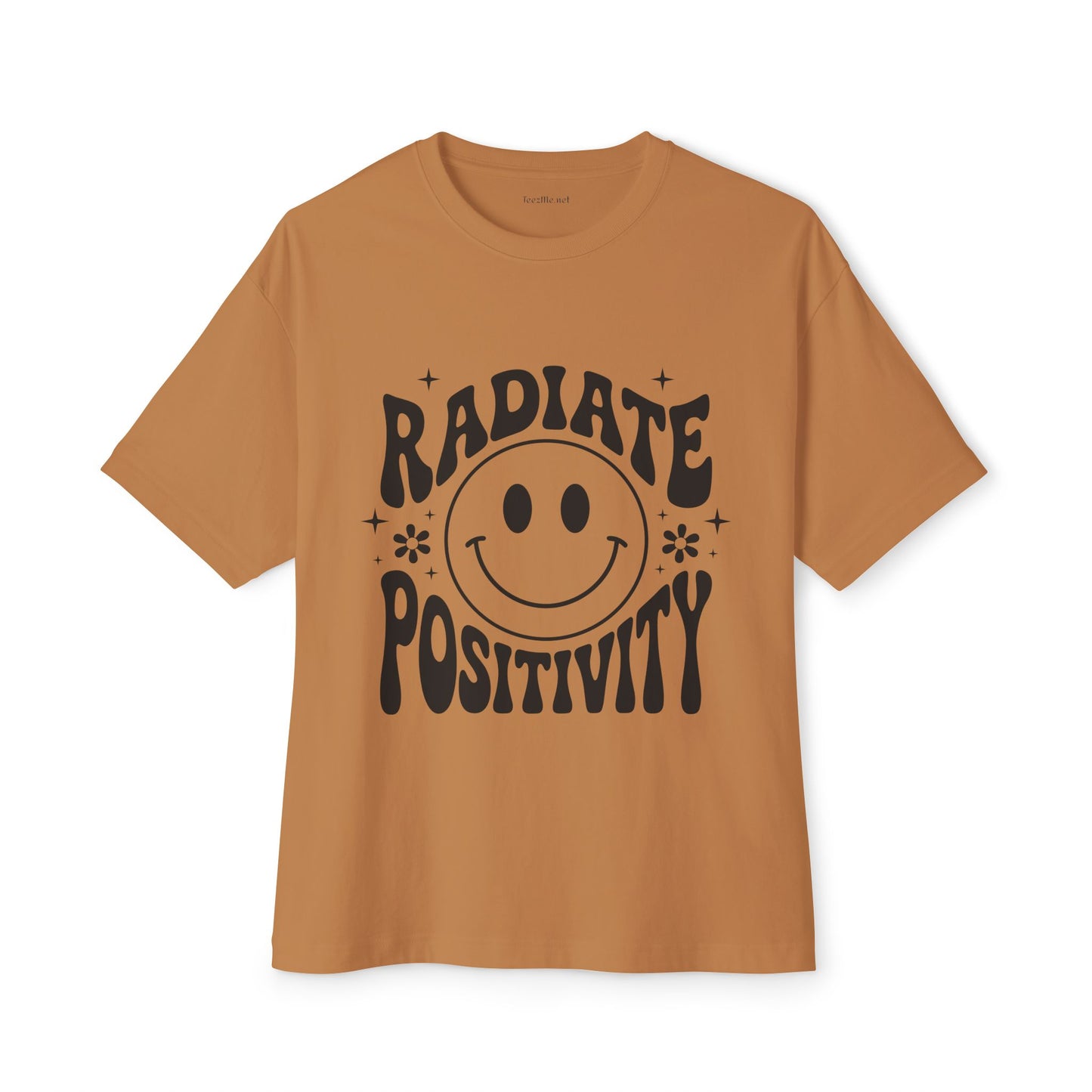 Radiate Positivity :) Unisex Oversized Boxy Tee