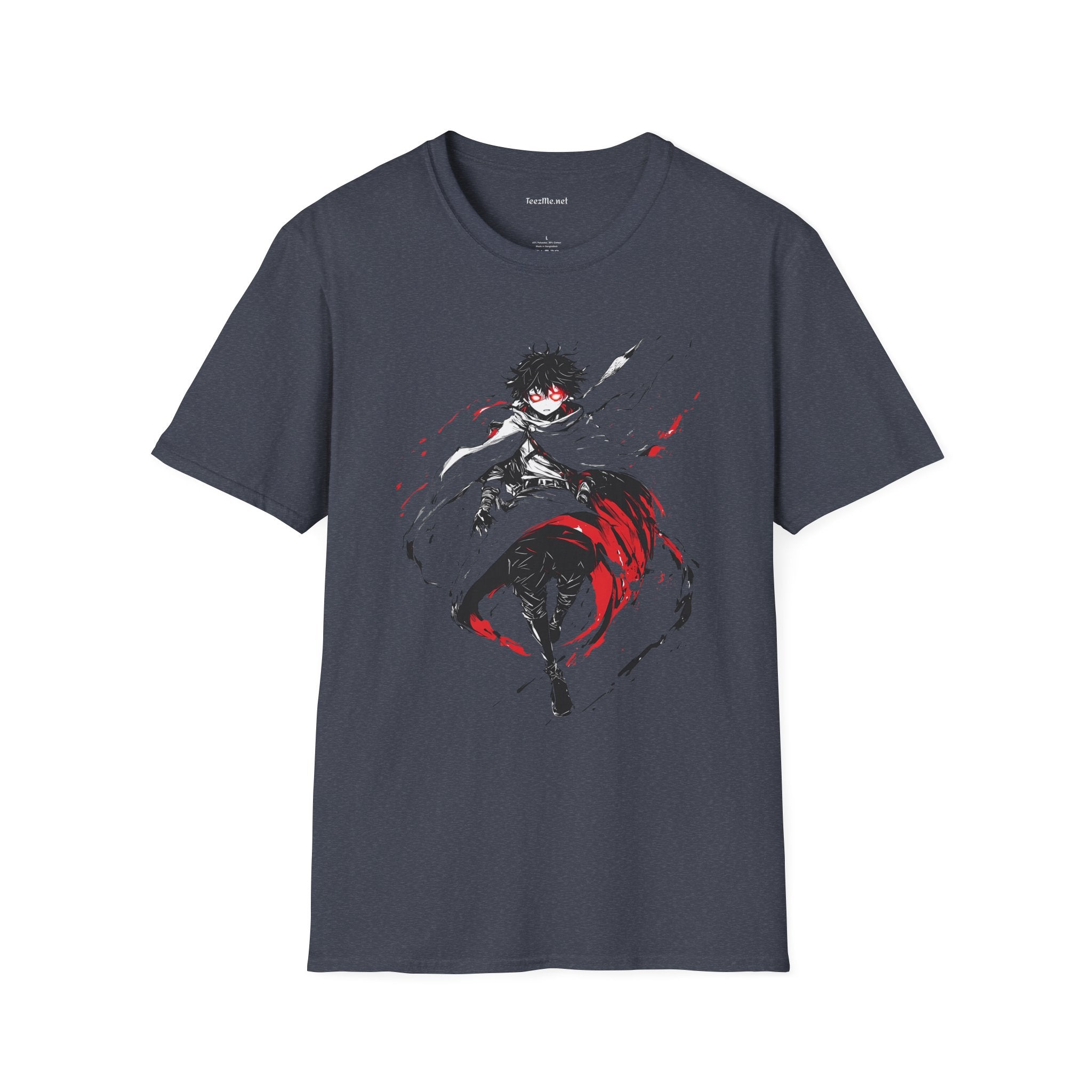 Mystic Manga Hero Unisex Softstyle T-Shirt 100% Cotton Graphic