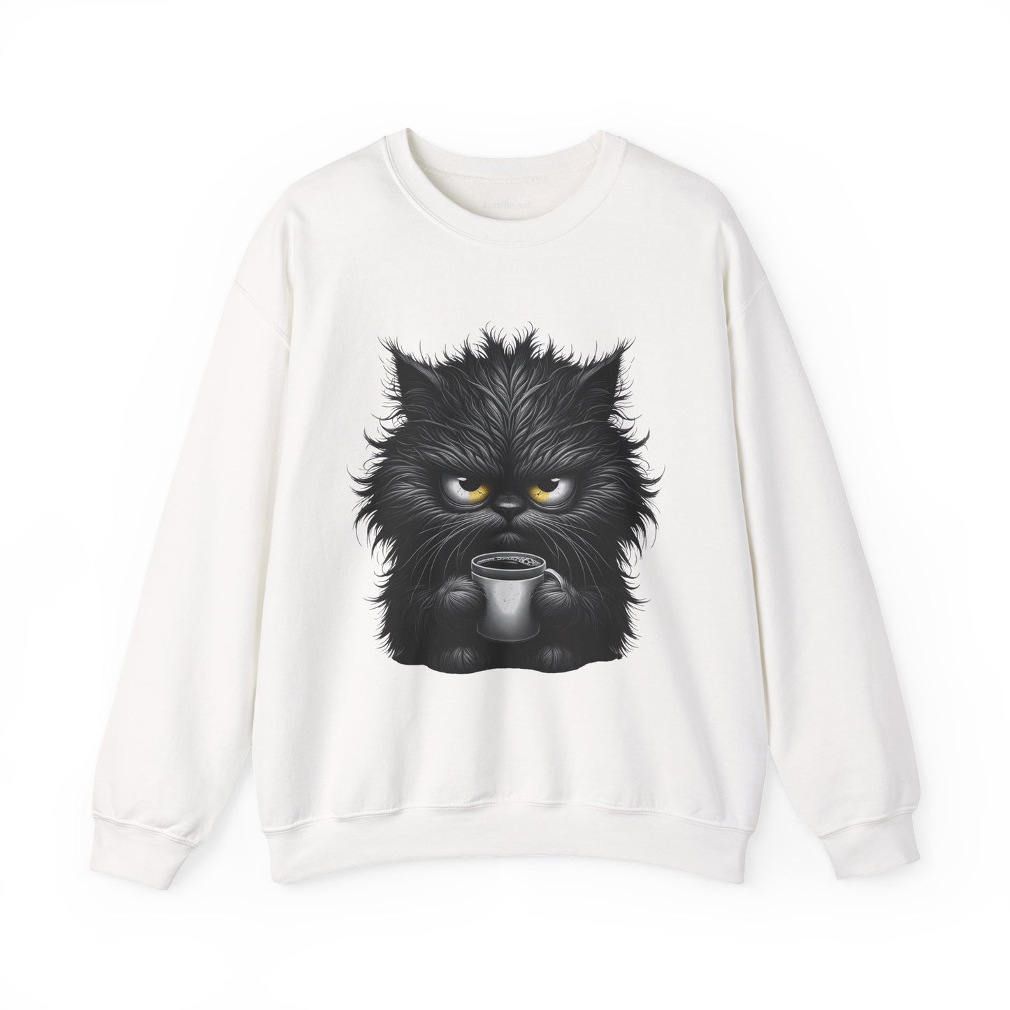 Adorable Grumpy Cat Unisex Heavy Blend™ Crewneck Sweatshirt Graphic