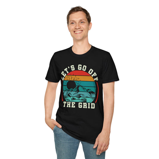 Off Grid - Unisex Softstyle T-Shirt 100% Cotton Graphic