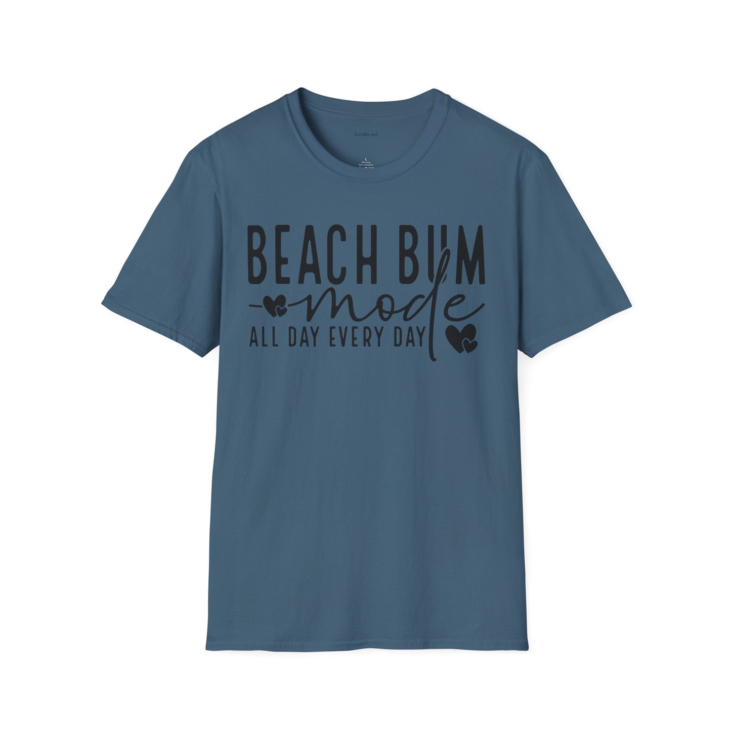 Beach Bum - Unisex Softstyle T-Shirt 100% Cotton Graphic