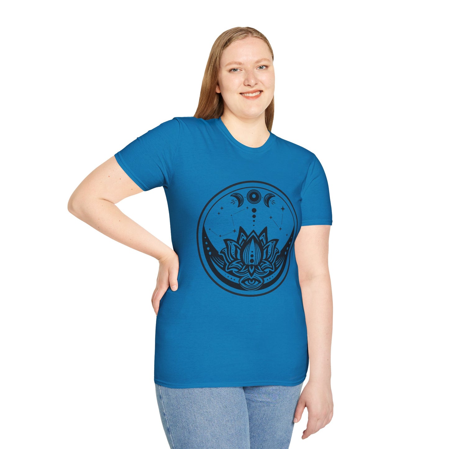 Moon Phase - Unisex Softstyle T-Shirt 100% Cotton Graphic