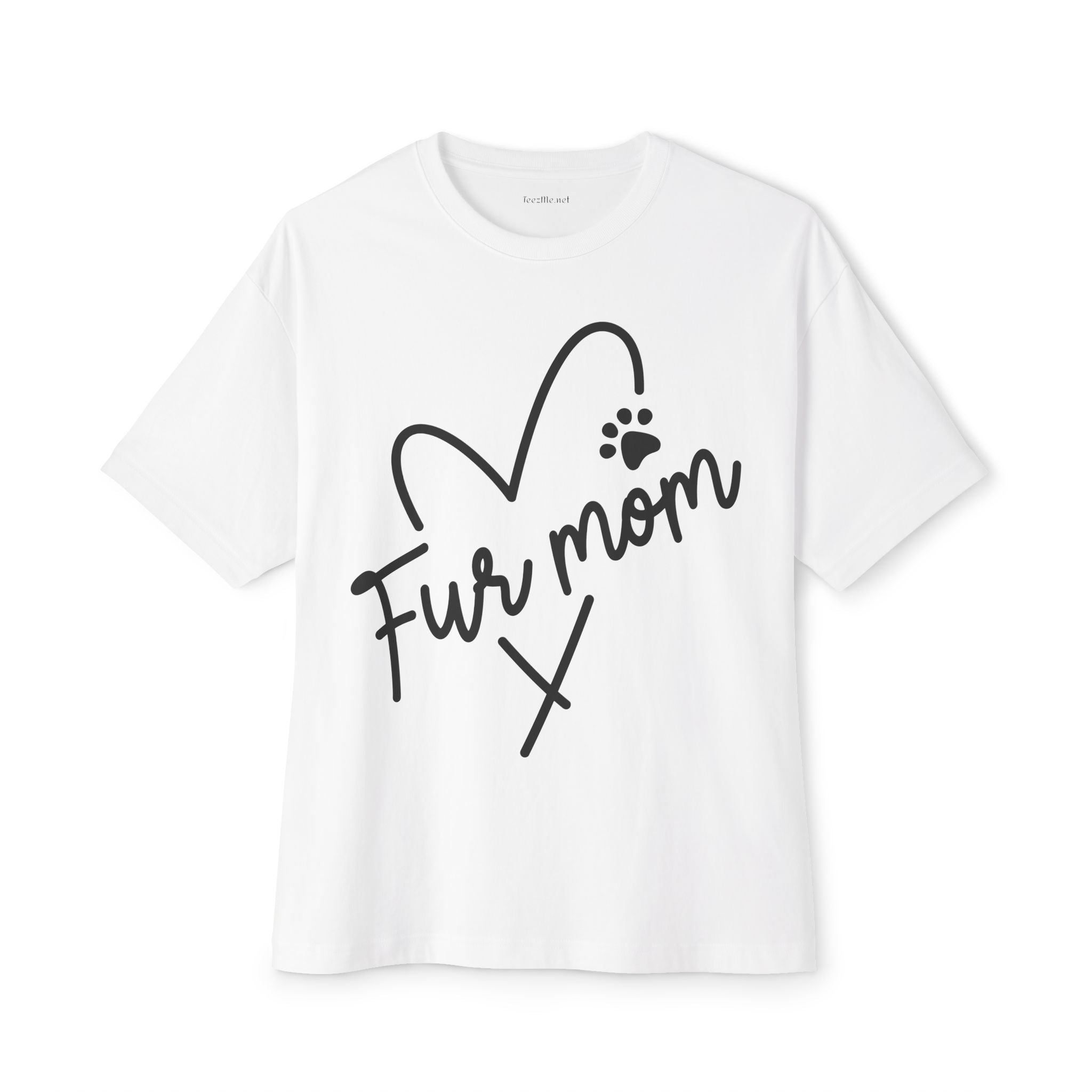 Fur Mom 02 Unisex Oversized Boxy Tee