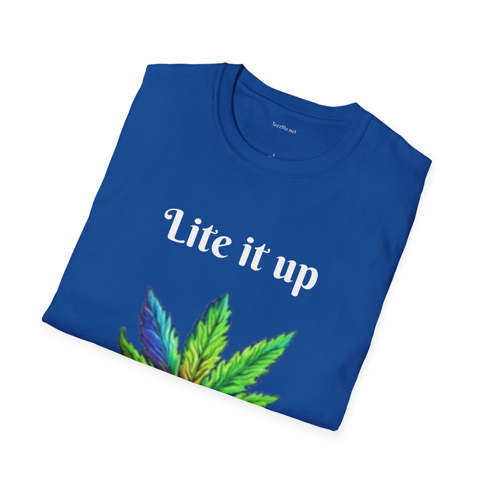 Lite it up - Unisex Softstyle T-Shirt 100% Cotton Graphic