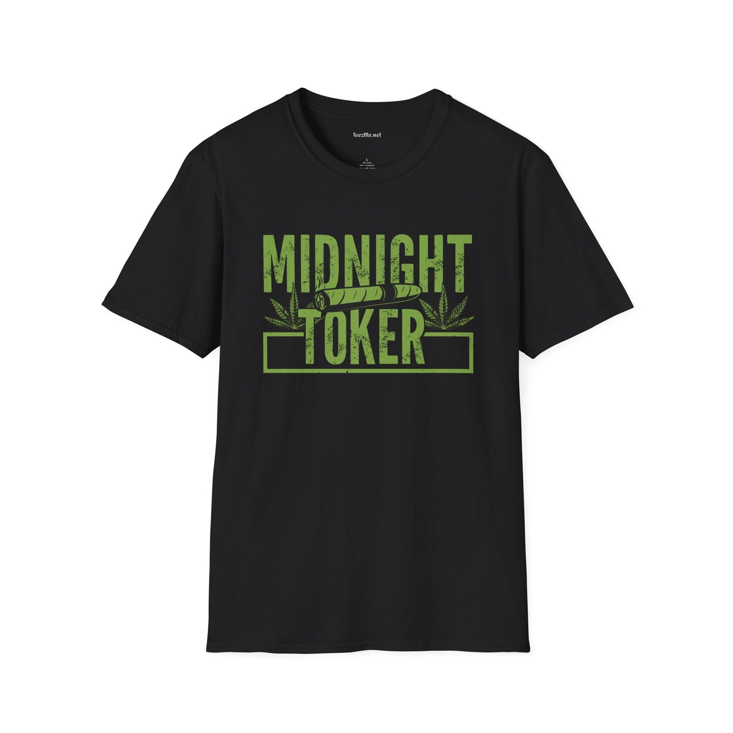Midnight Toker 01 Unisex Soft Style T-Shirt 100% Cotton Graphic