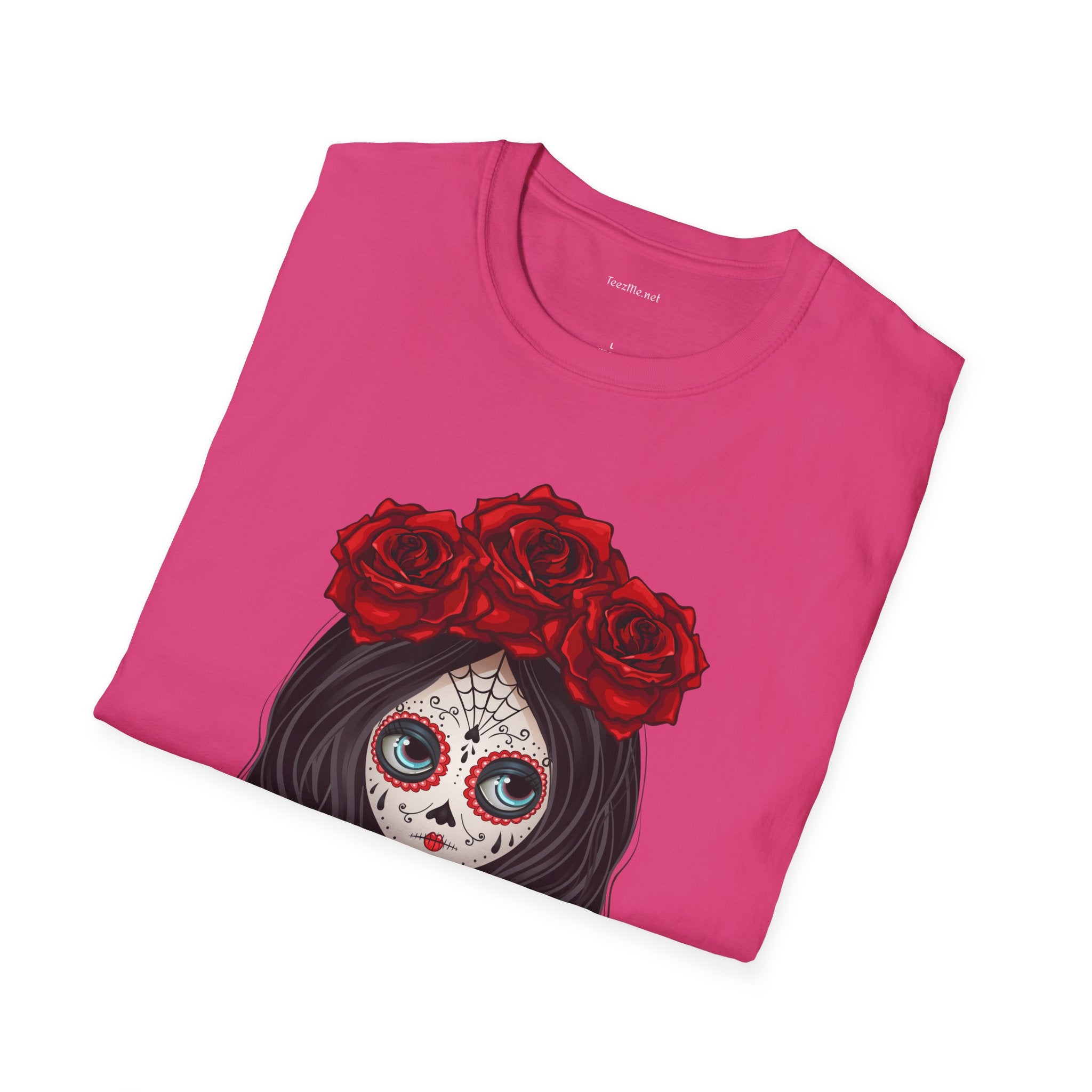 Zombie Girl - Unisex Softstyle T-Shirt 100% Cotton Graphic