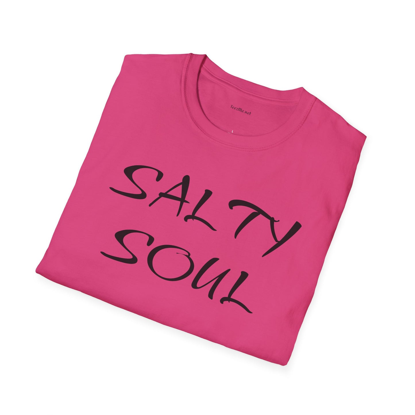 Salty Soul  - Unisex Softstyle T-Shirt 100% Cotton Graphic