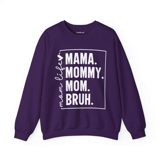 Mom Life Bruh Unisex Heavy Blend™ Crewneck Sweatshirt