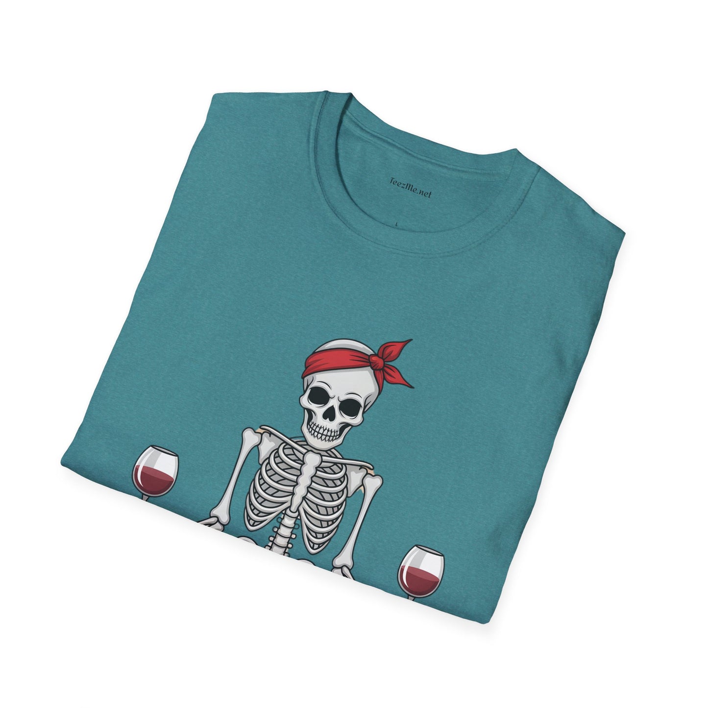 Namaste Skeleton - Unisex Softstyle T-Shirt 100% Cotton Graphic
