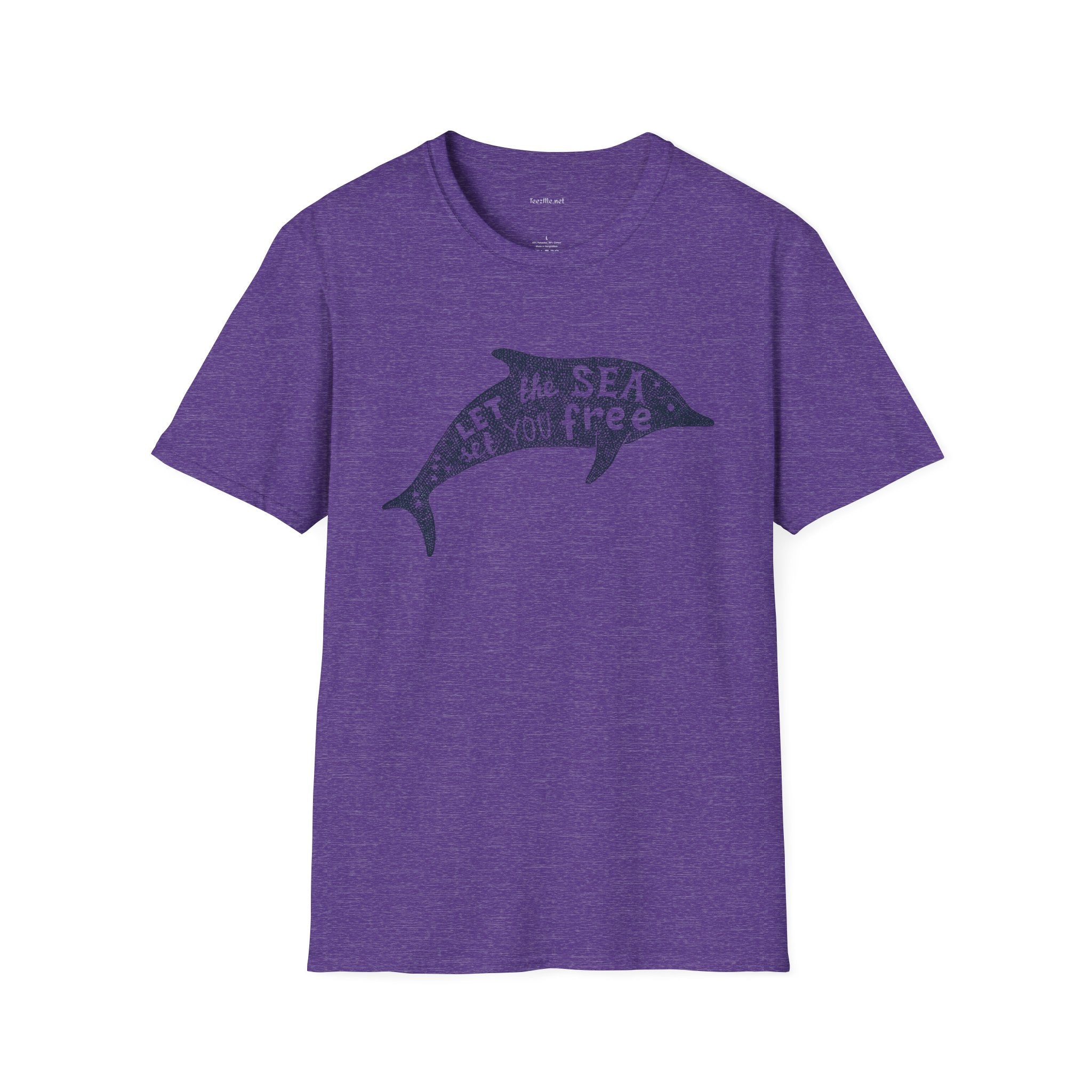 Let the sea - Unisex Softstyle T-Shirt 100% Cotton Graphic