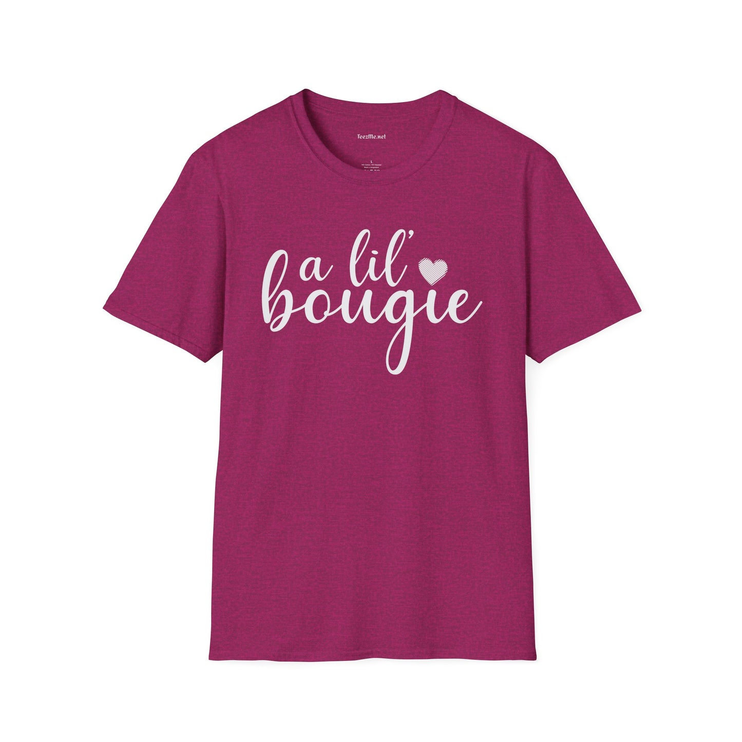 A lil bougie Unisex Softstyle T-Shirt 100% Cotton Graphic