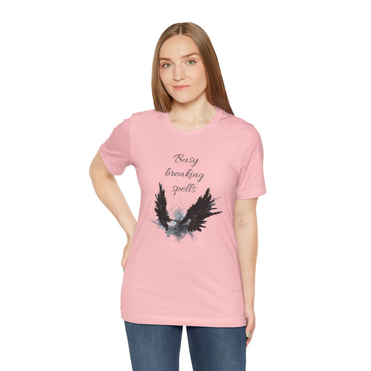 Busy breaking spells - Unisex Jersey Short Sleeve Tee