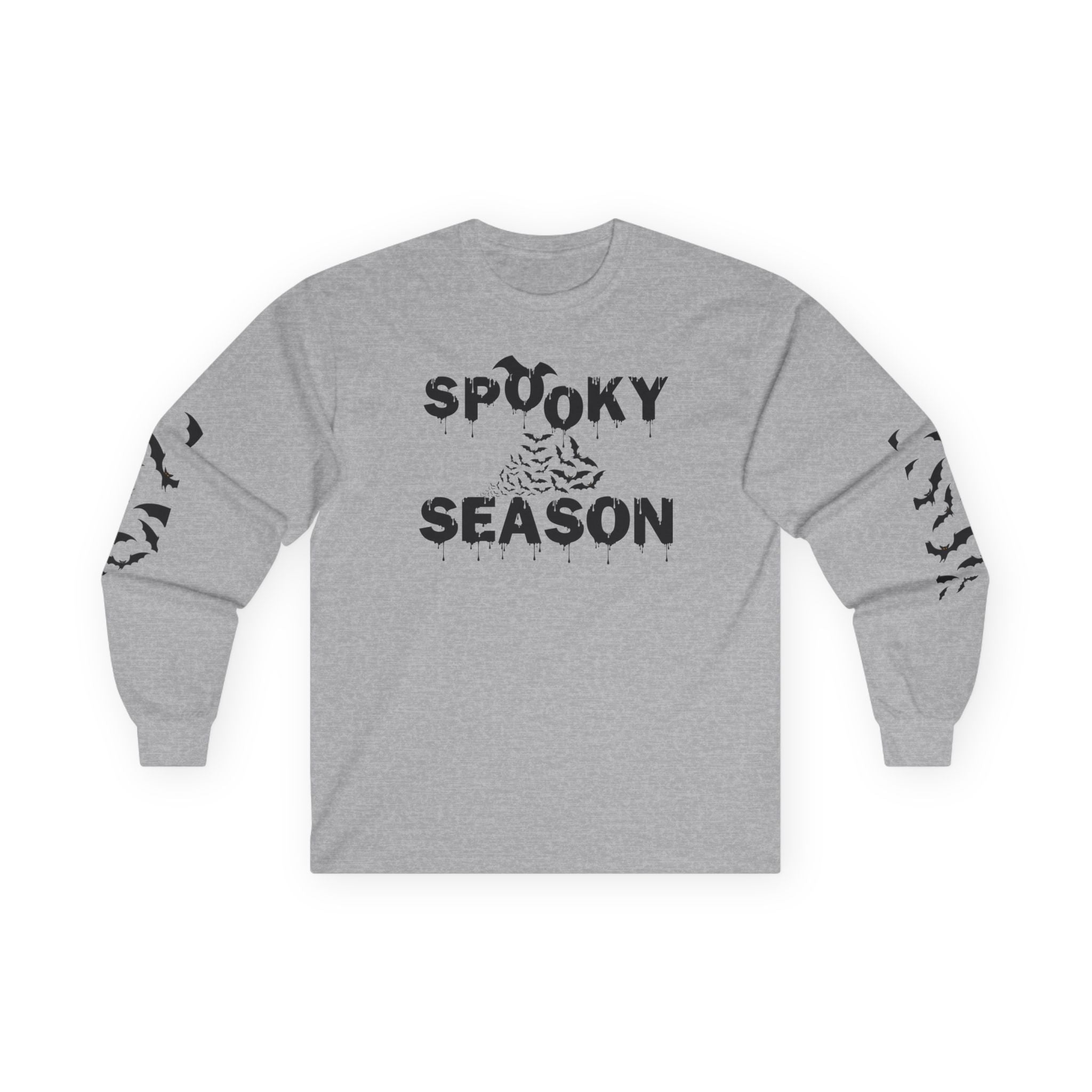 Spooky Season with Bats Unisex Ultra Cotton Long Sleeve Tee
