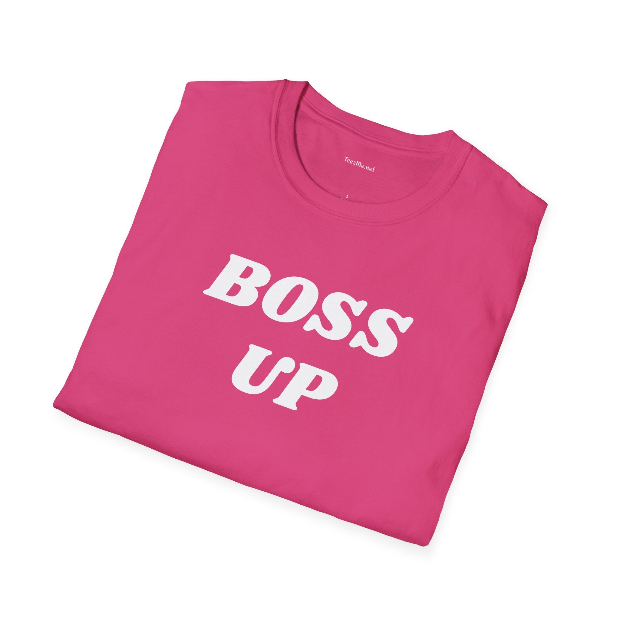 BOSS UP  - Unisex Softstyle T-Shirt 100% Cotton Graphic