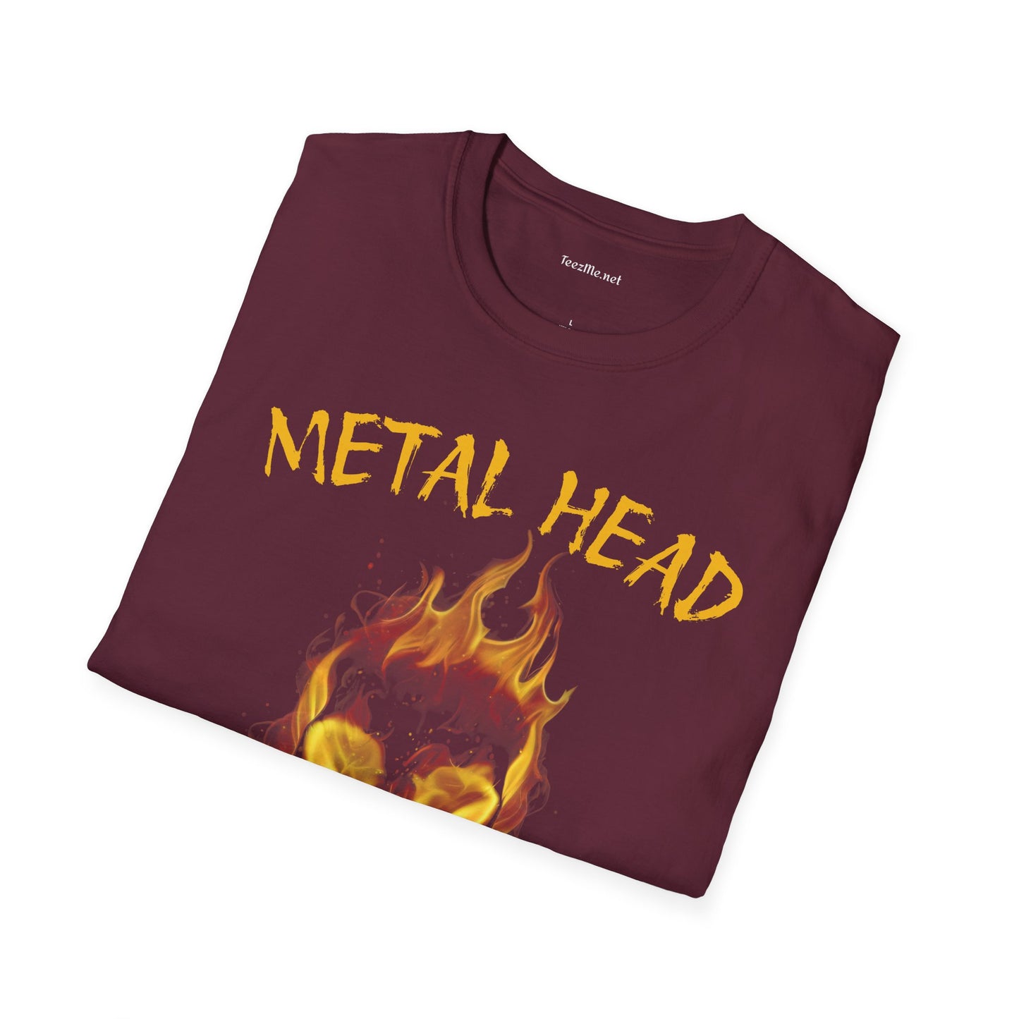 Metal Head - Unisex Softstyle T-Shirt 100% Cotton Graphic