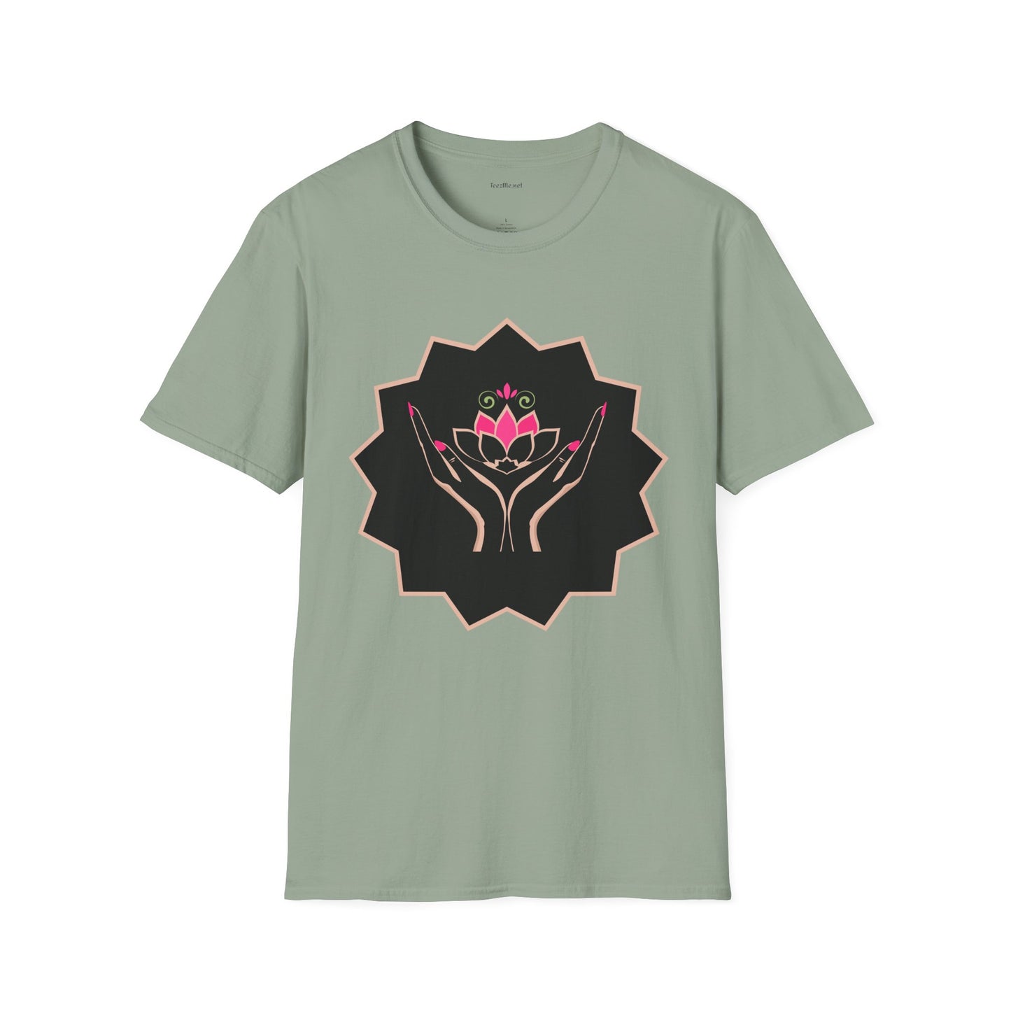 Pink Lotus - Unisex Softstyle T-Shirt 100% Cotton Graphic