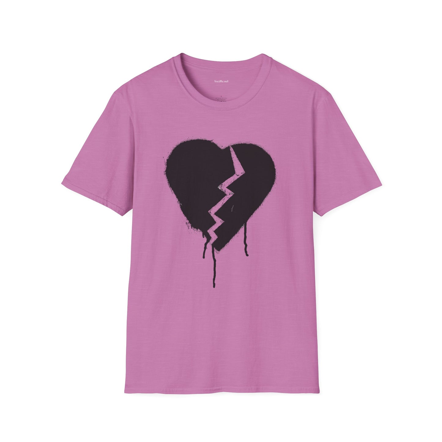 Broken Heart  - Unisex Softstyle T-Shirt 100% Cotton Graphic