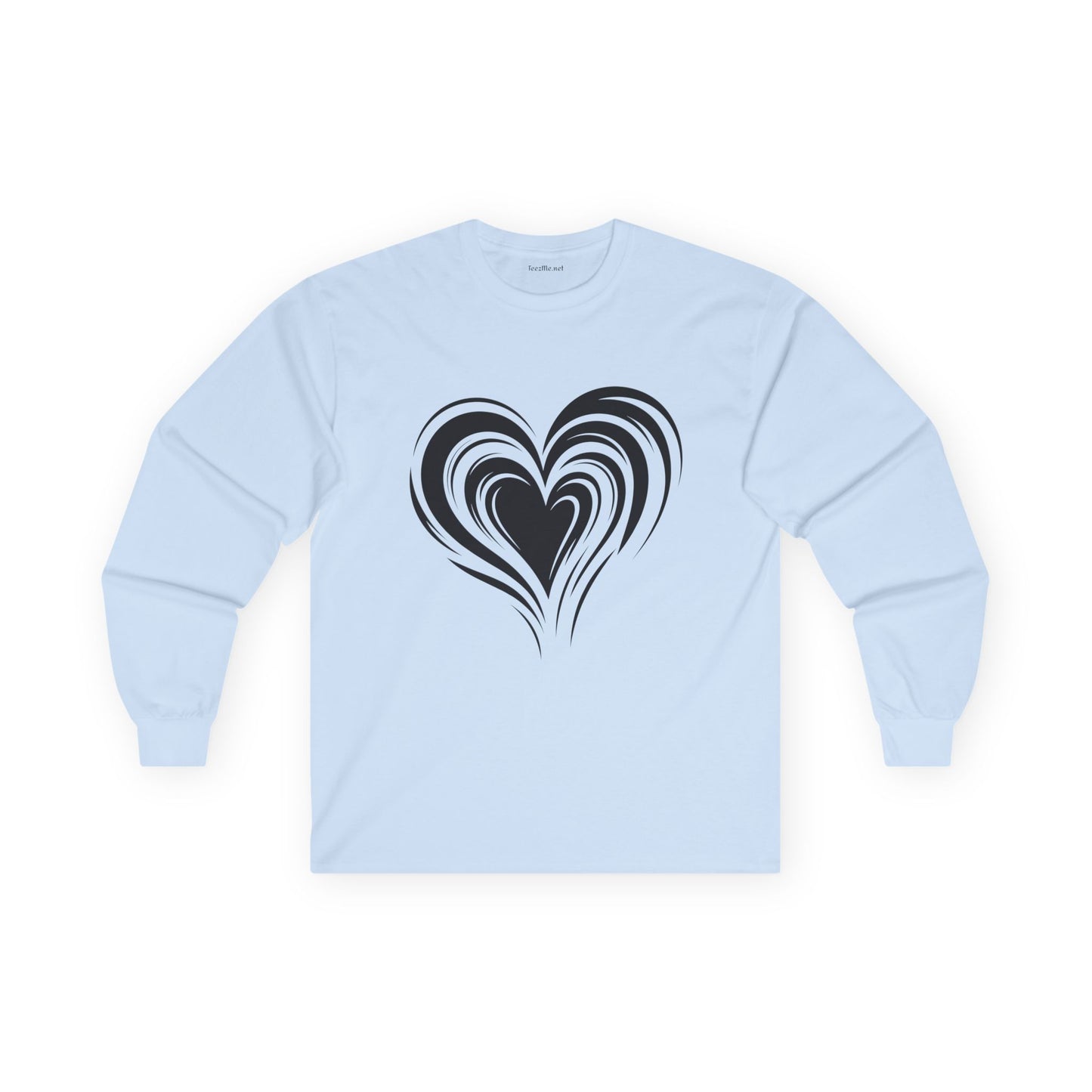 Heart (black01) Unisex Ultra Cotton Long Sleeve Tee