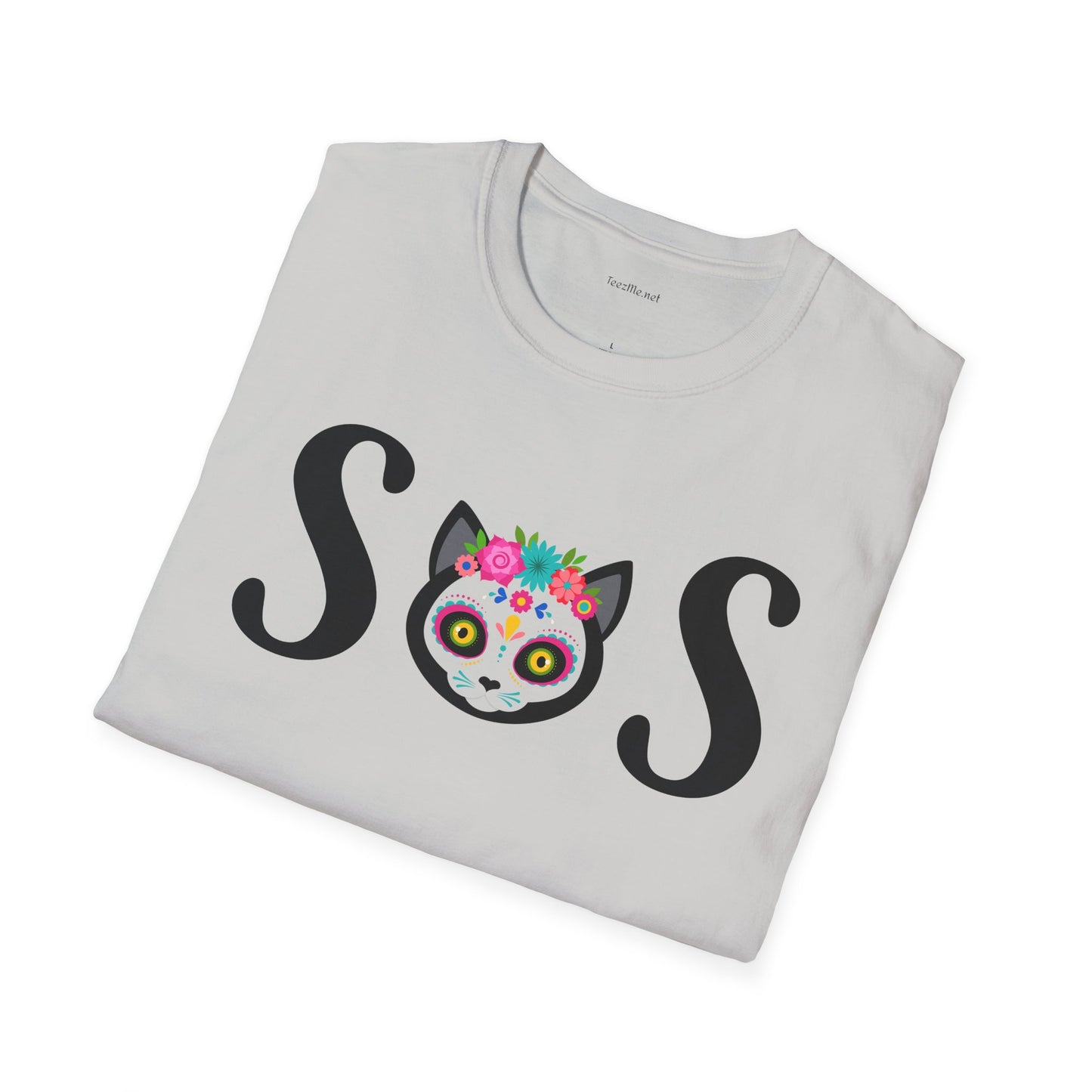 S O S - Unisex Softstyle T-Shirt 100% Cotton Graphic