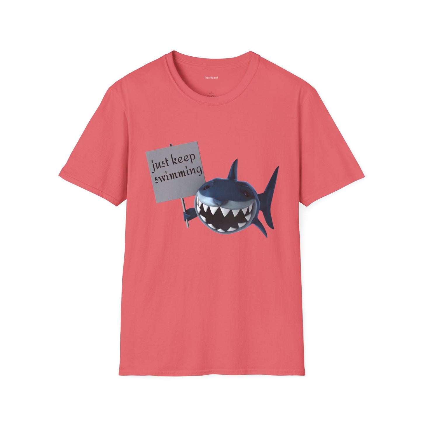 Just keep swimming - Unisex Softstyle T-Shirt 100% Cotton Graphic