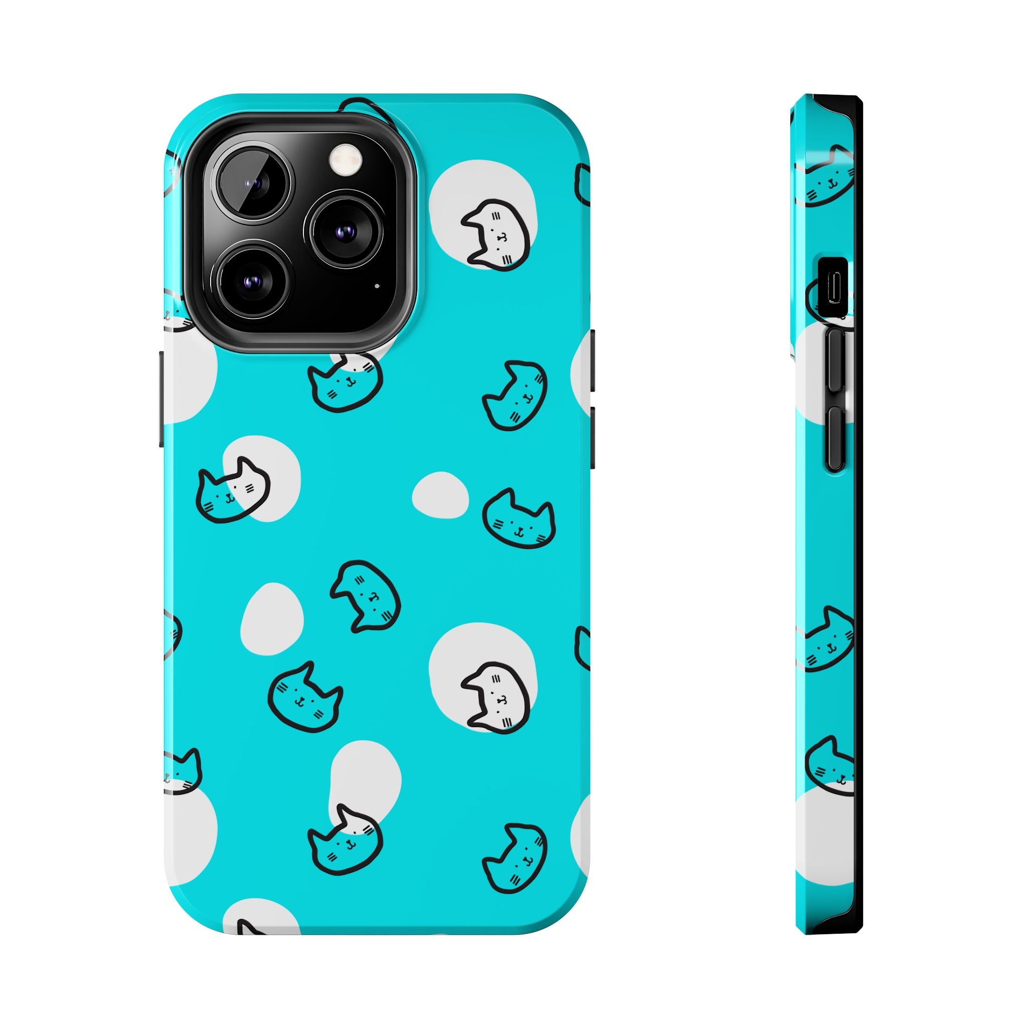 Cute Cat Pattern Cell Phone Case Tough Phone Cases