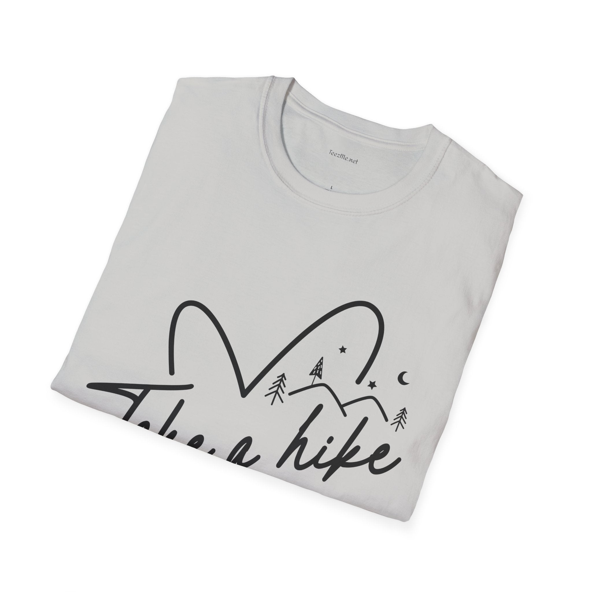 Take a Hike (black) - Unisex Softstyle T-Shirt 100% Cotton Graphic