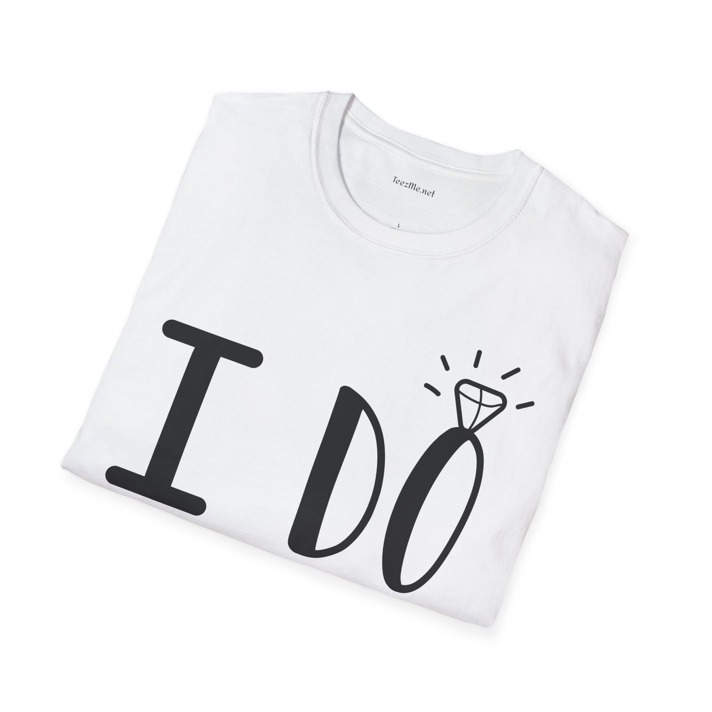 I DO Crew Unisex Softstyle T-Shirt 100% Cotton Graphic Bridal Party