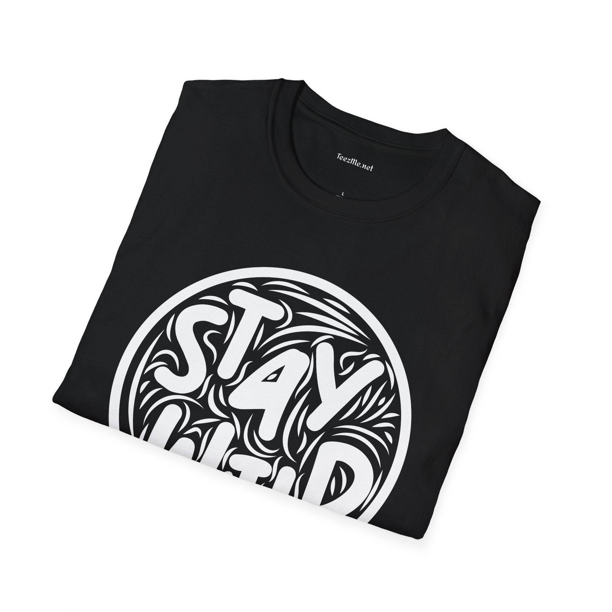 Stay Wild Retro Unisex Softstyle T-Shirt 100% Cotton