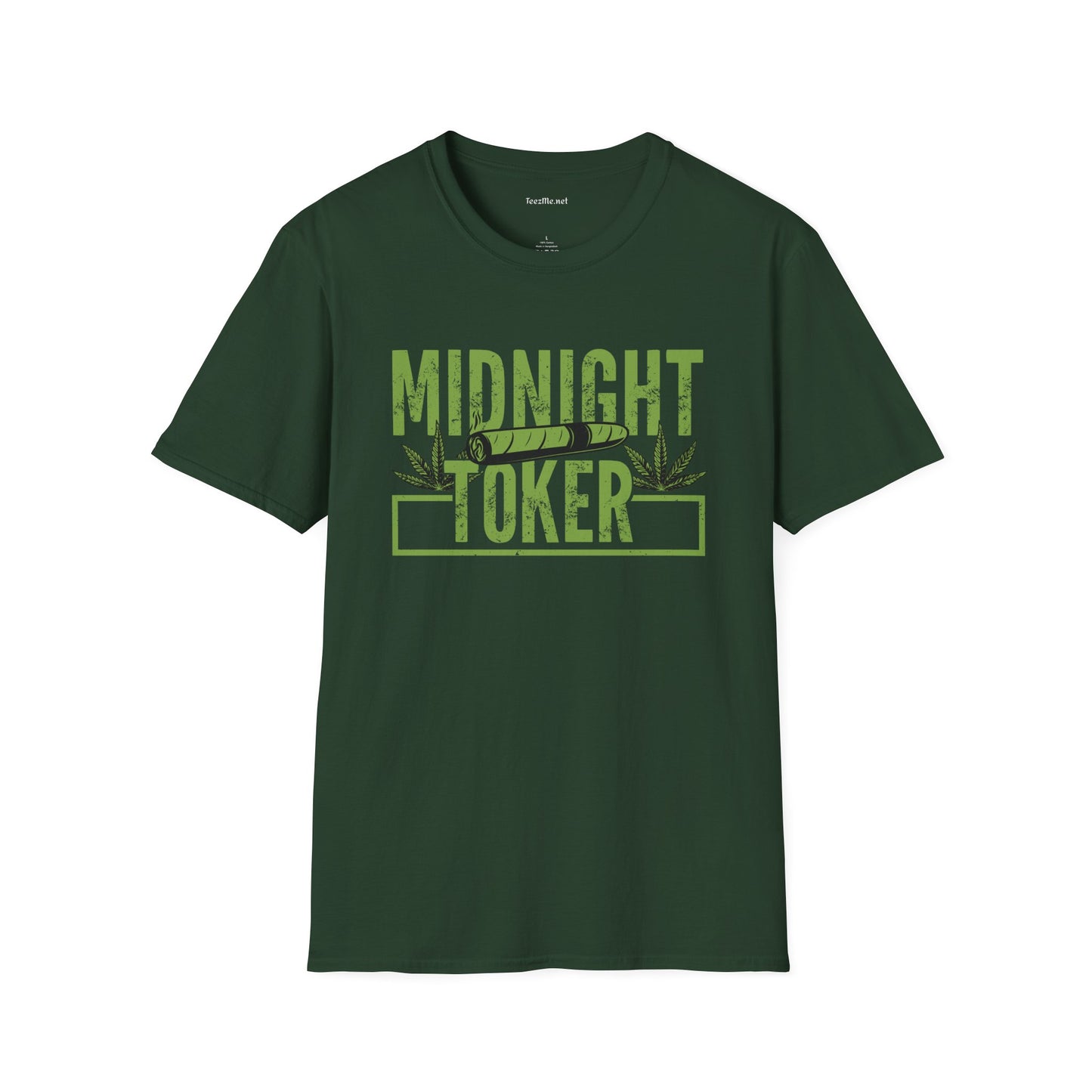 Midnight Toker 01 Unisex Soft Style T-Shirt 100% Cotton Graphic