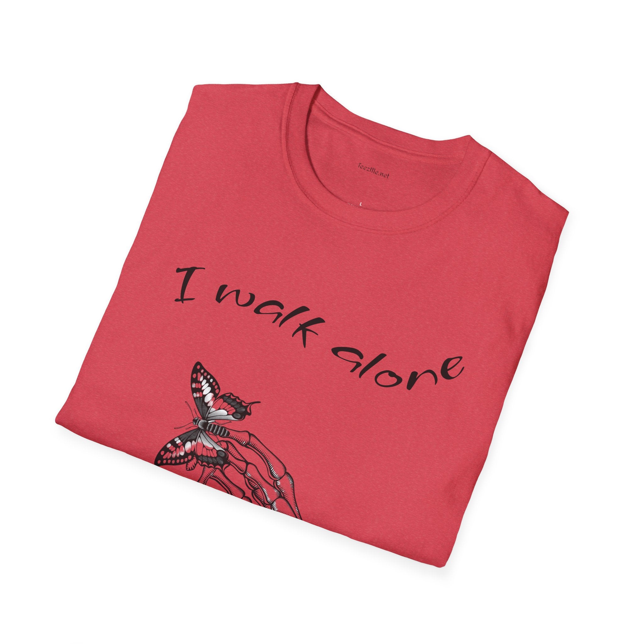 I walk alone - Unisex Softstyle T-Shirt 100% Cotton Graphic