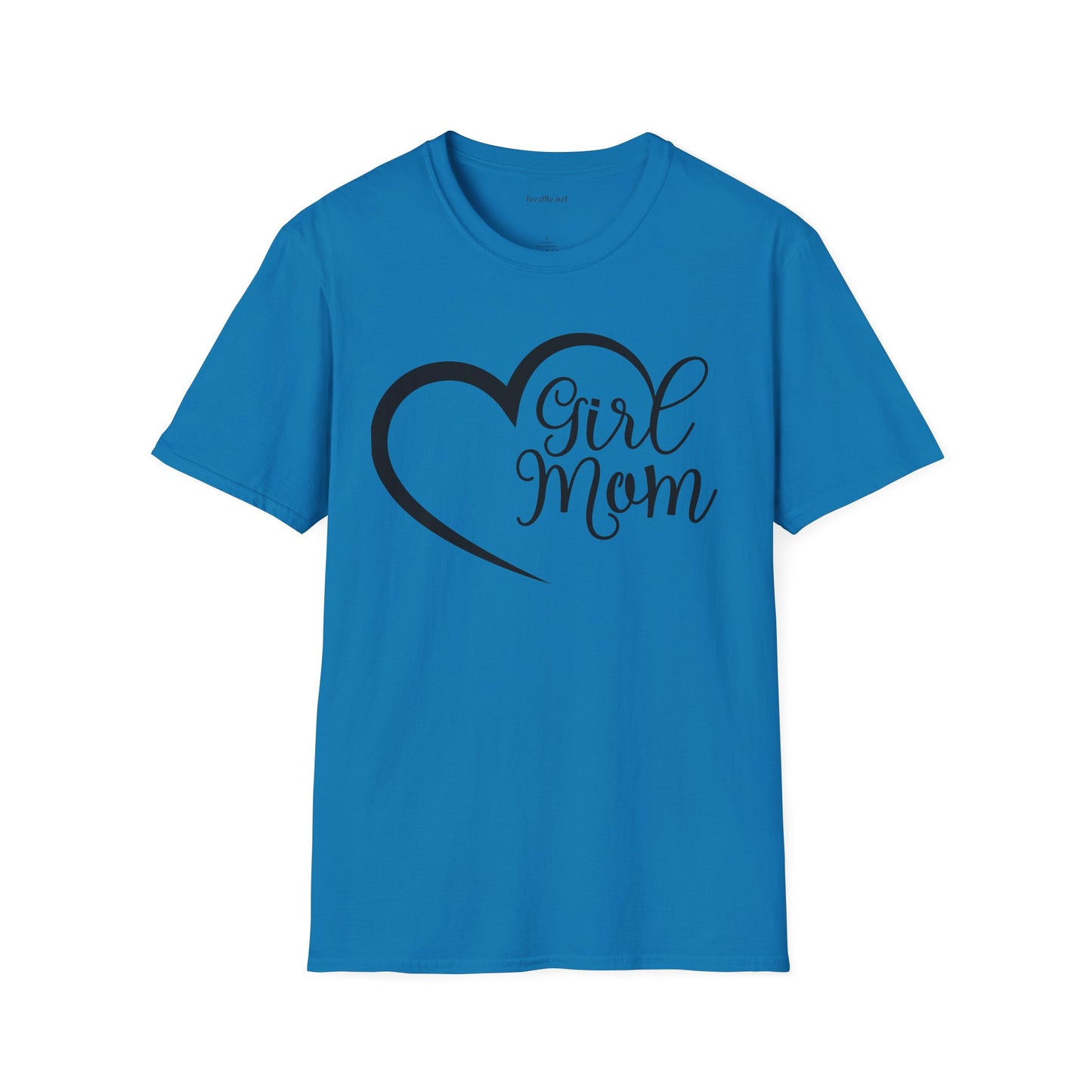 Girl Mom 01 Unisex SoftStyle T-Shirt 100% Cotton Graphic