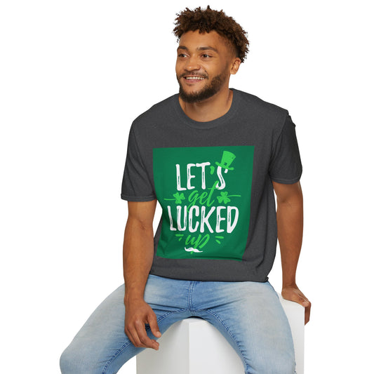 Let's Get Lucked - Unisex Softstyle T-Shirt 100% Cotton Graphic