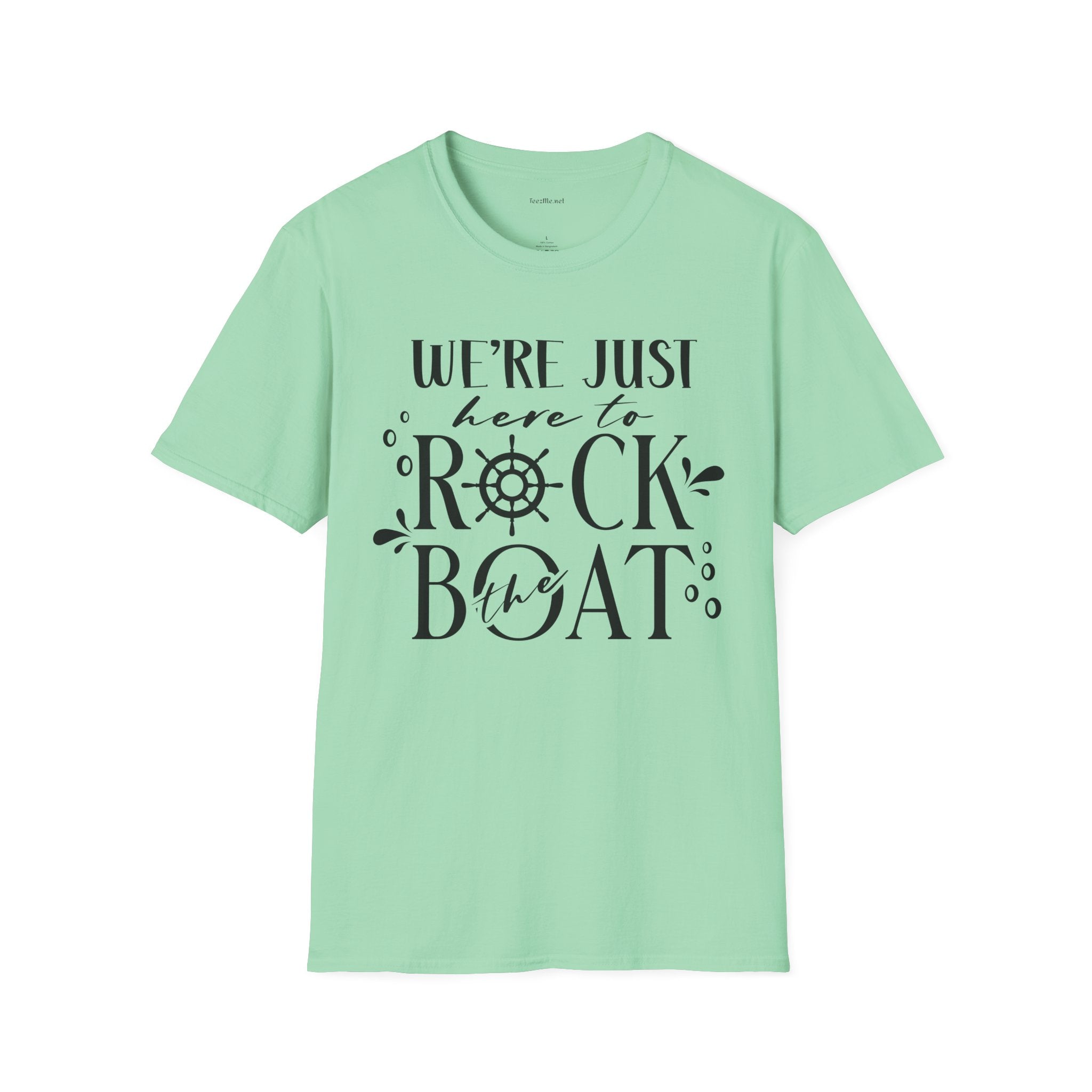 Rock the Boat - Unisex Softstyle T-Shirt 100% Cotton Graphic
