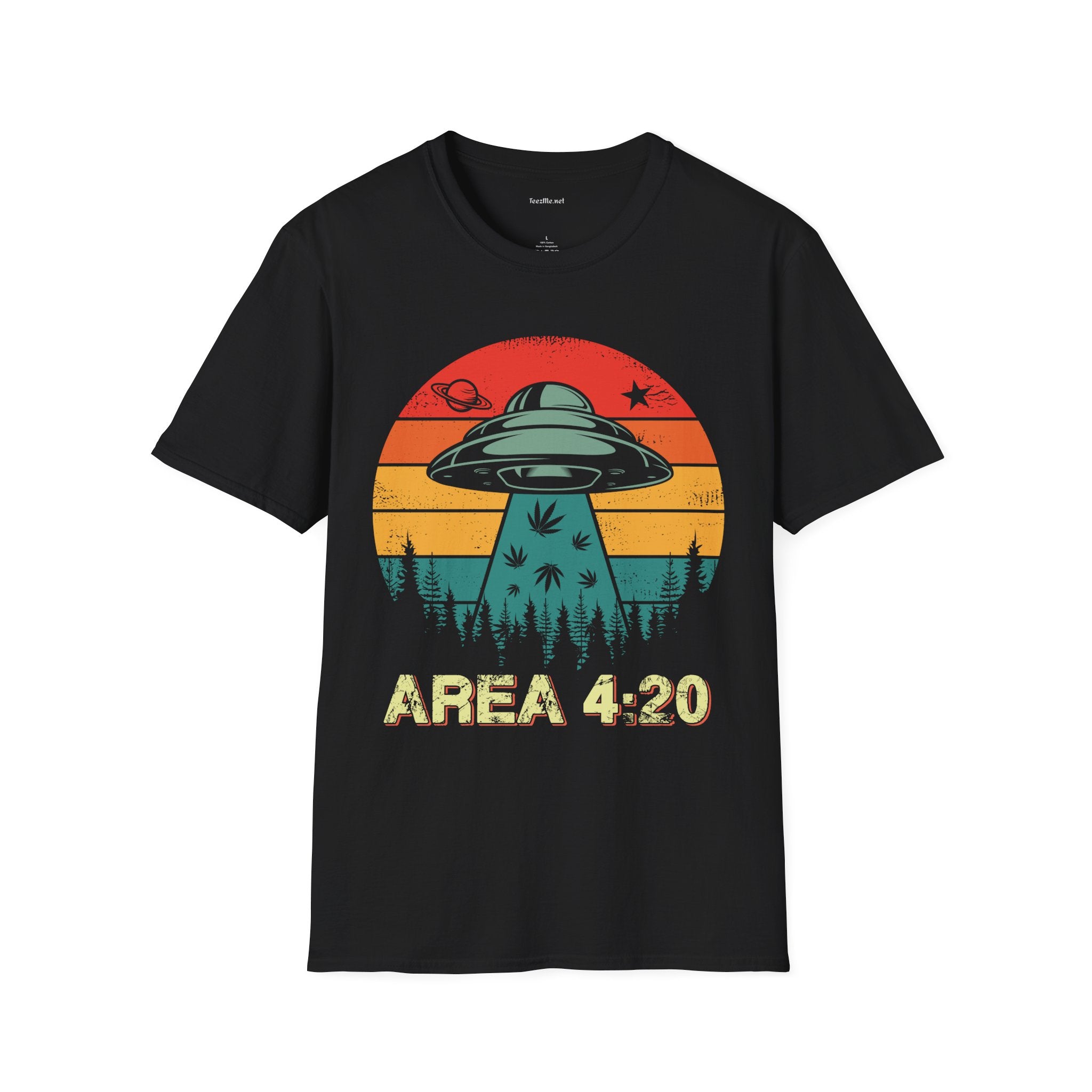 Area 420 Unisex Softstyle T-Shirt 100% Cotton Graphic