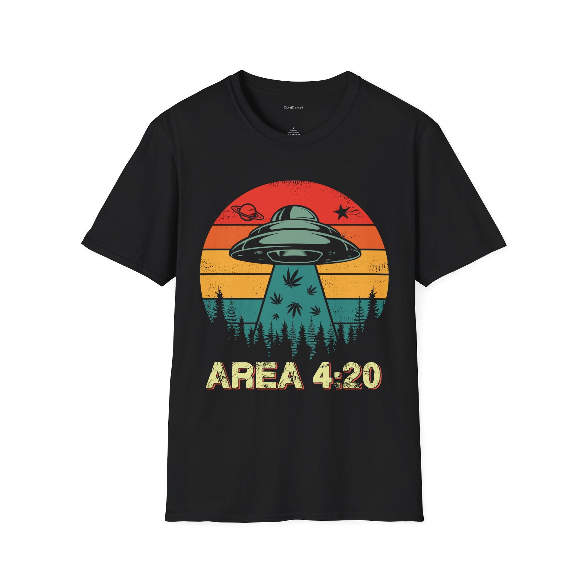Area 420 Unisex Softstyle T-Shirt 100% Cotton Graphic