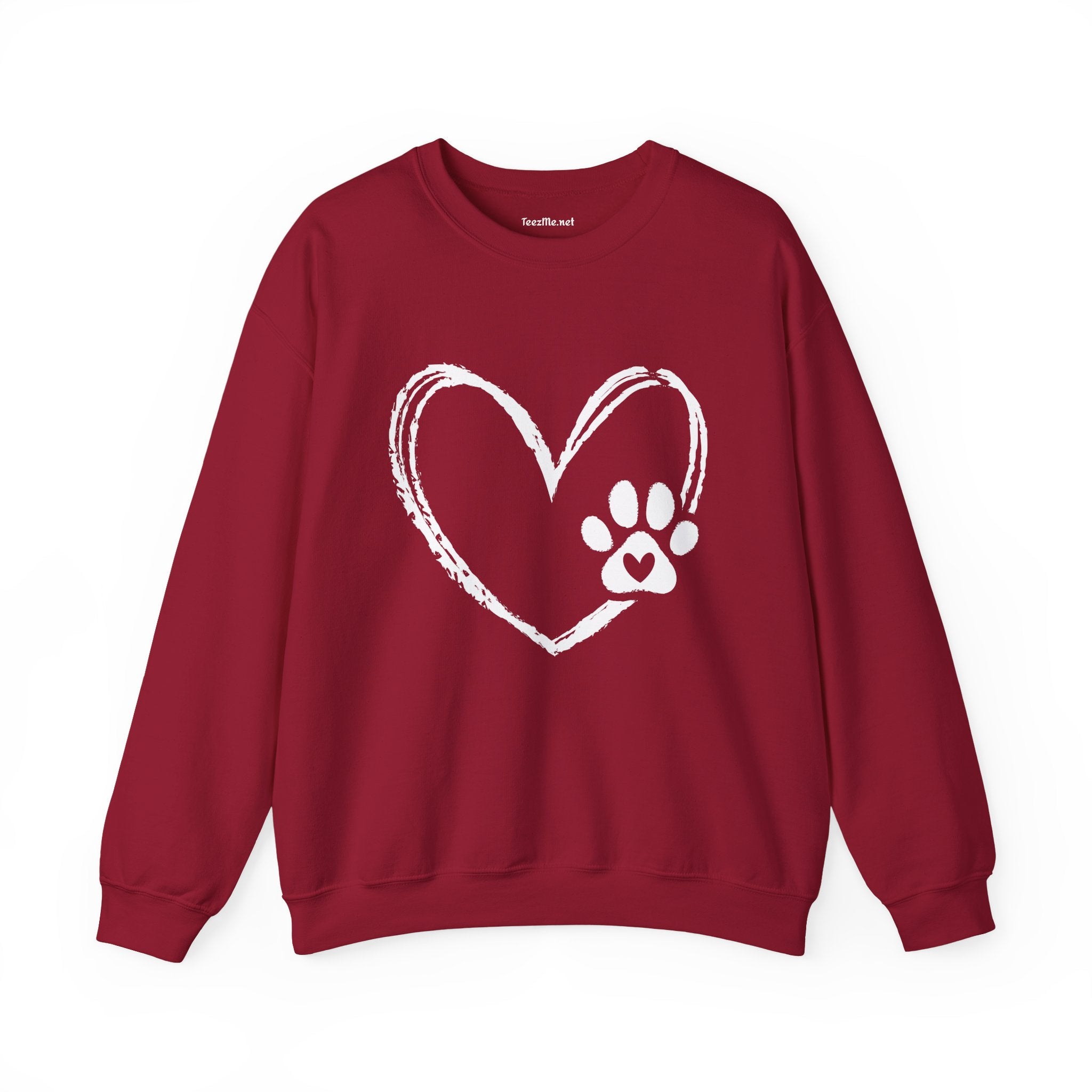 Paw Heart Unisex Heavy Blend™ Crewneck Sweatshirt