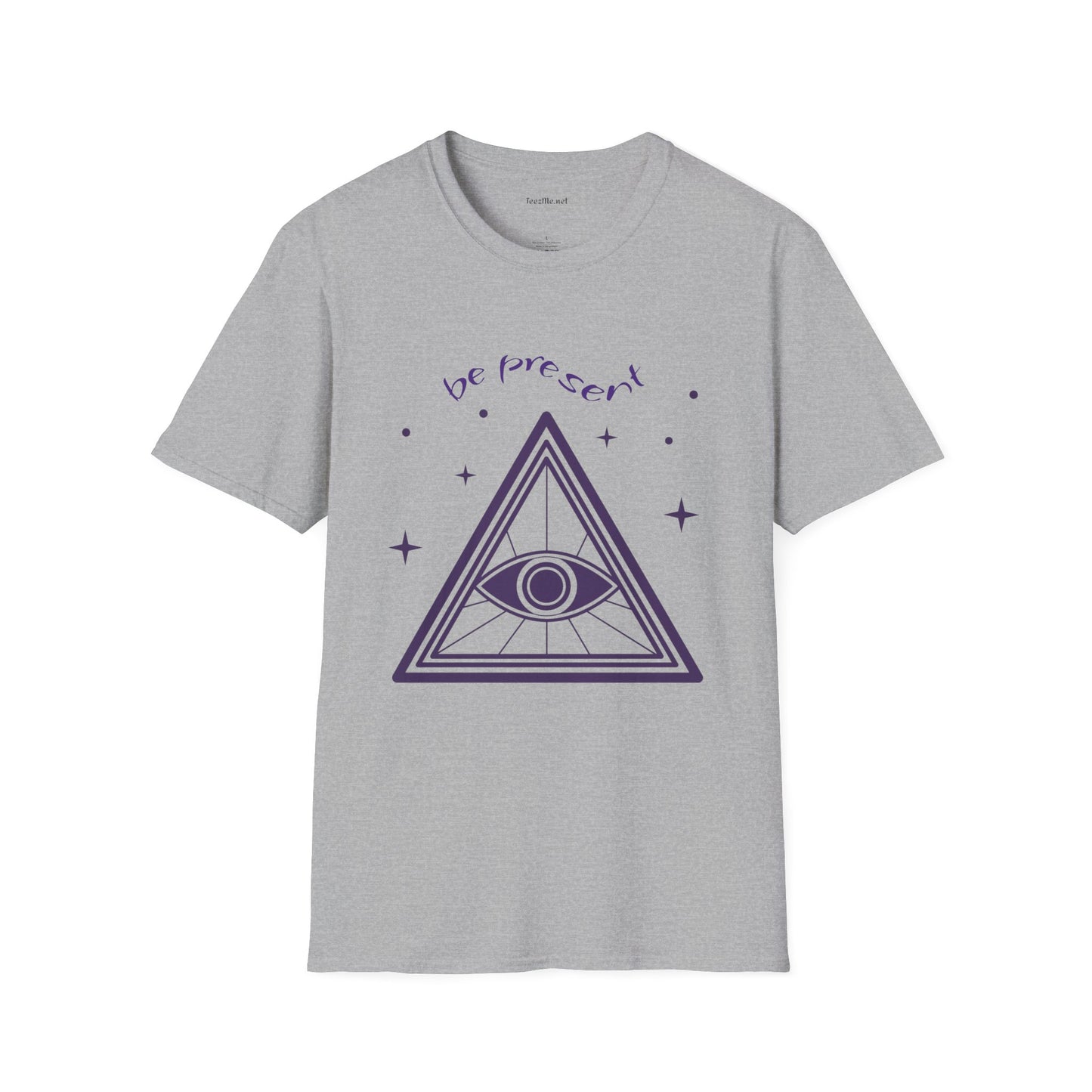 Be present (mystic sign) - Unisex Softstyle T-Shirt 100% Cotton Graphic