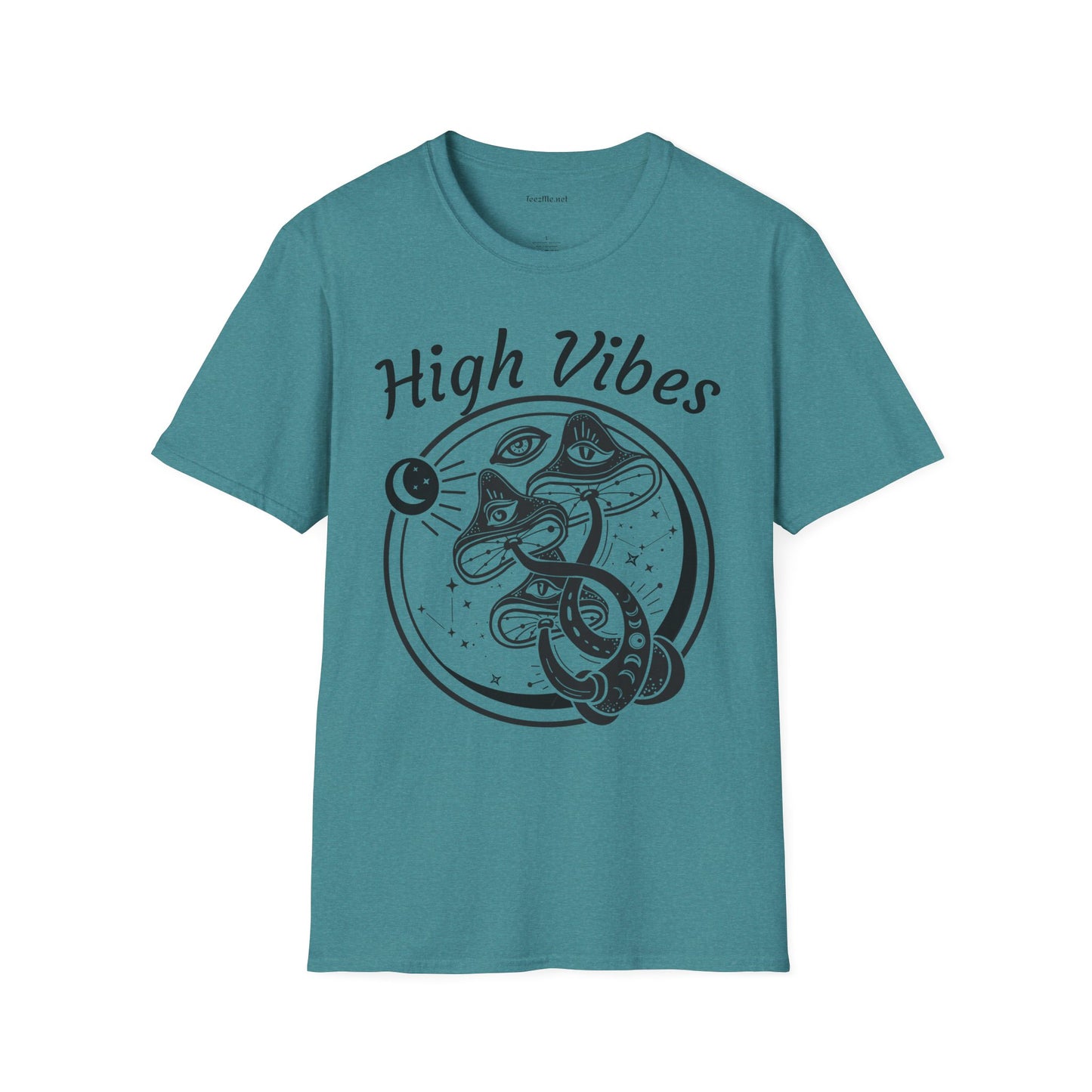 High Vibes Unisex Softstyle T-Shirt 100% Cotton Graphic