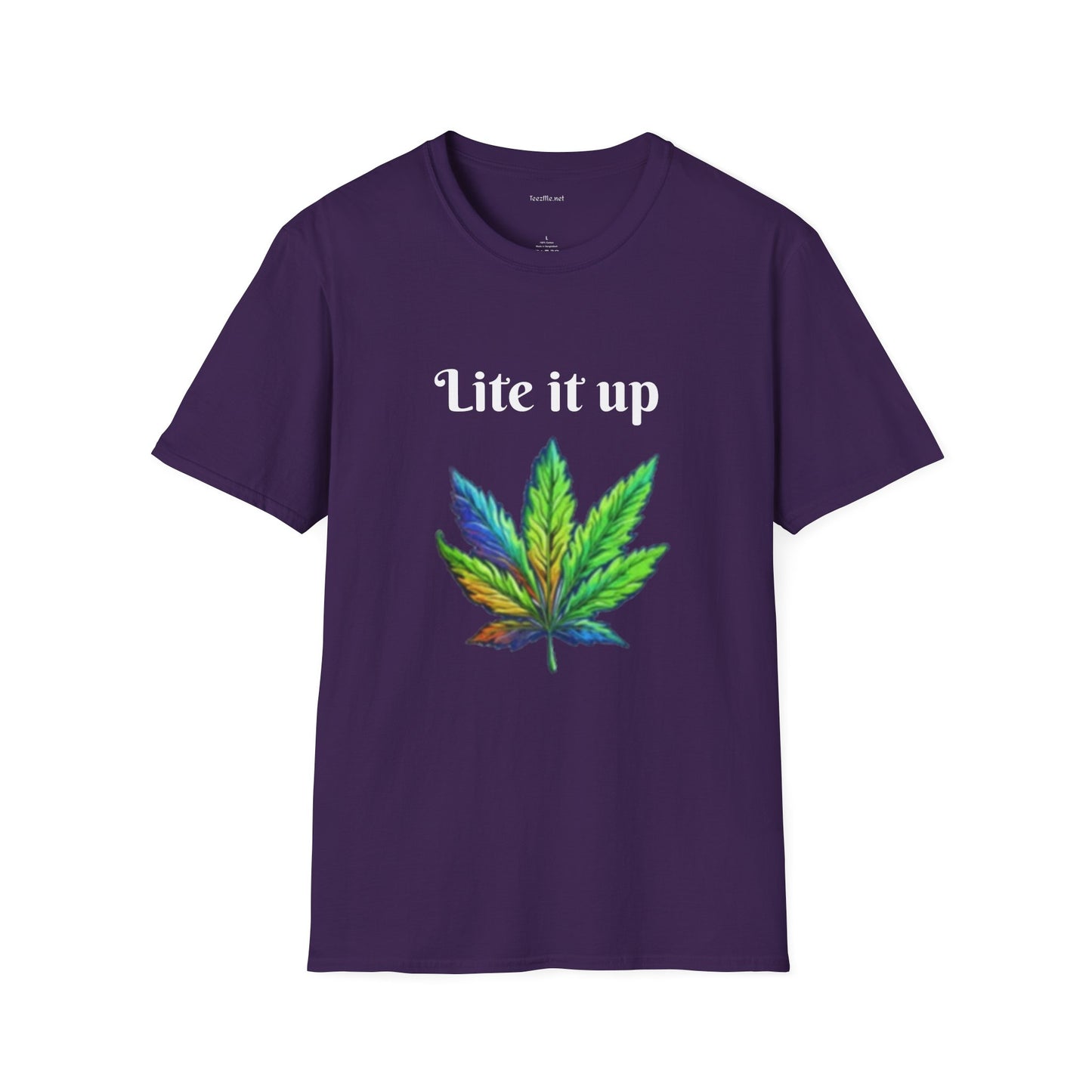 Lite it up - Unisex Softstyle T-Shirt 100% Cotton Graphic