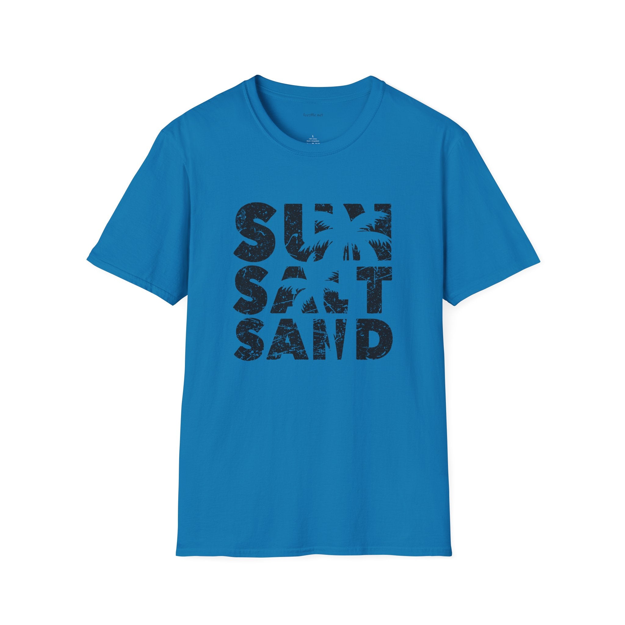 Sun Salt Sand - Unisex Softstyle T-Shirt 100% Cotton Graphic