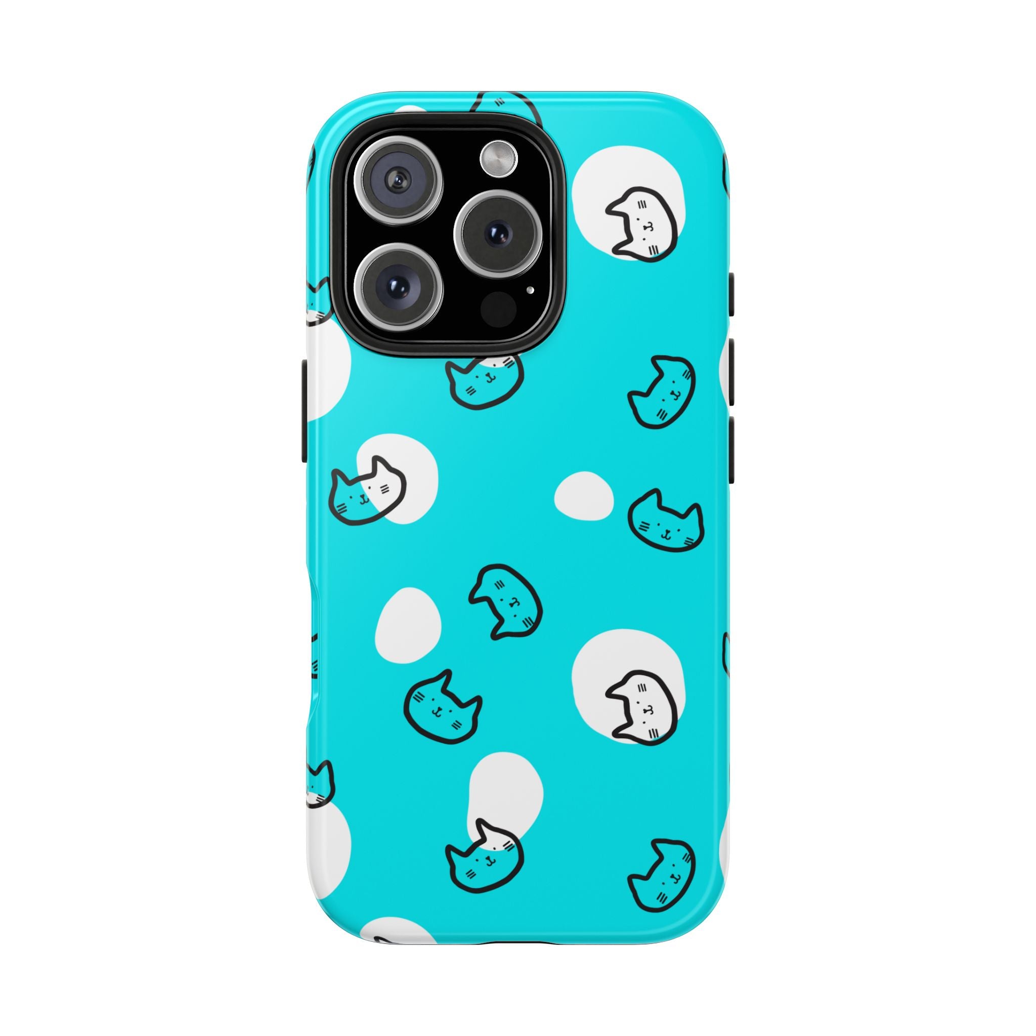 Cute Cat Pattern Cell Phone Case Tough Phone Cases